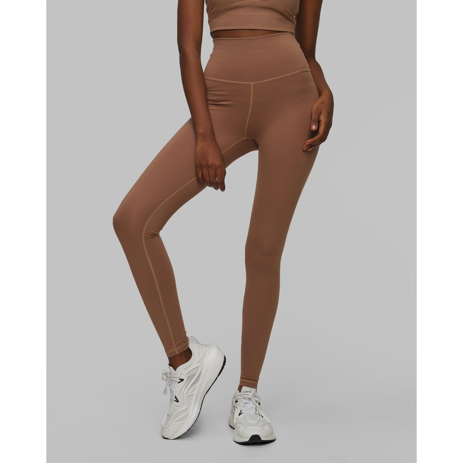 Brązowe Leginsy Damskie Varley Freesoft High Rise Legging 27