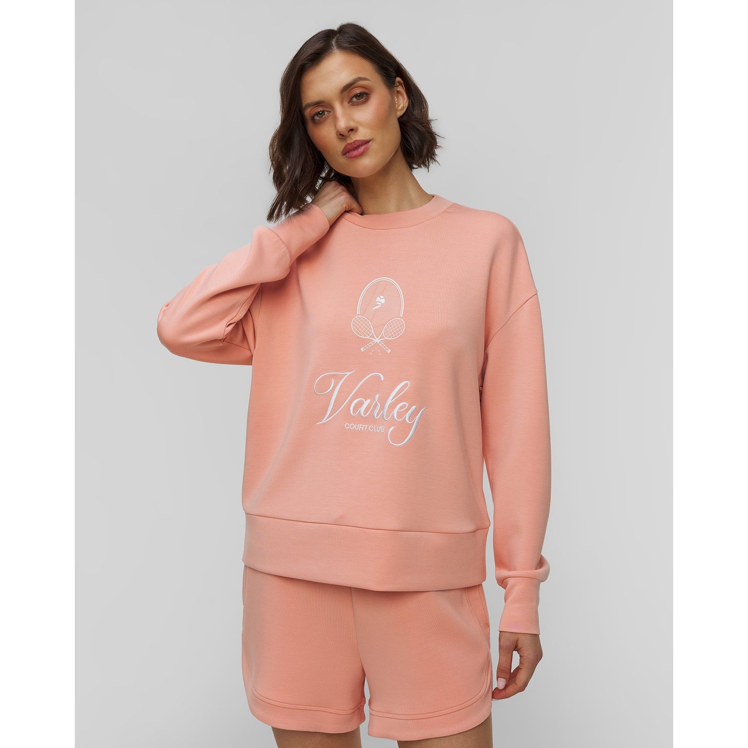 Łososiowa Bluza Damska Varley Rasco Namesake Sweat