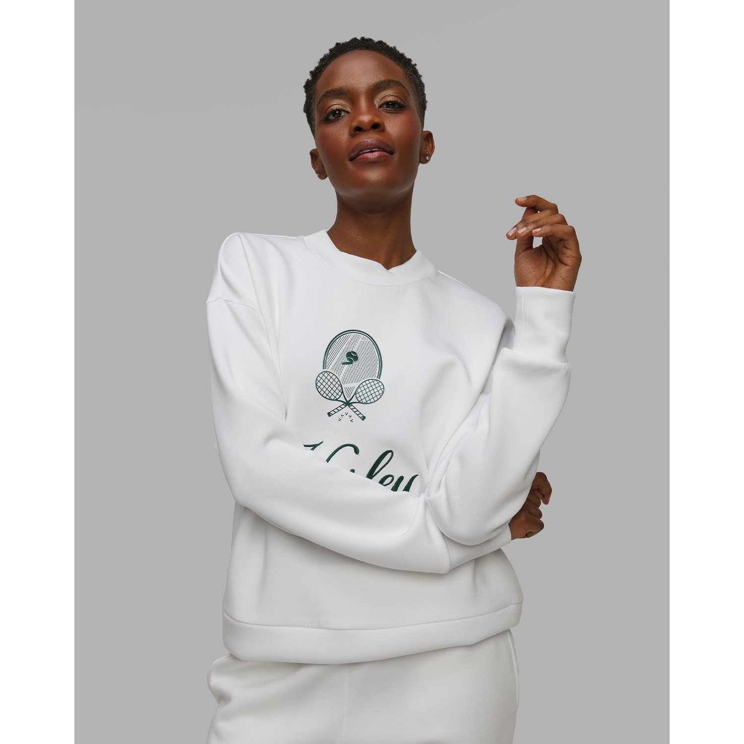 Biała Bluza Damska Varley Rasco Namesake Sweat