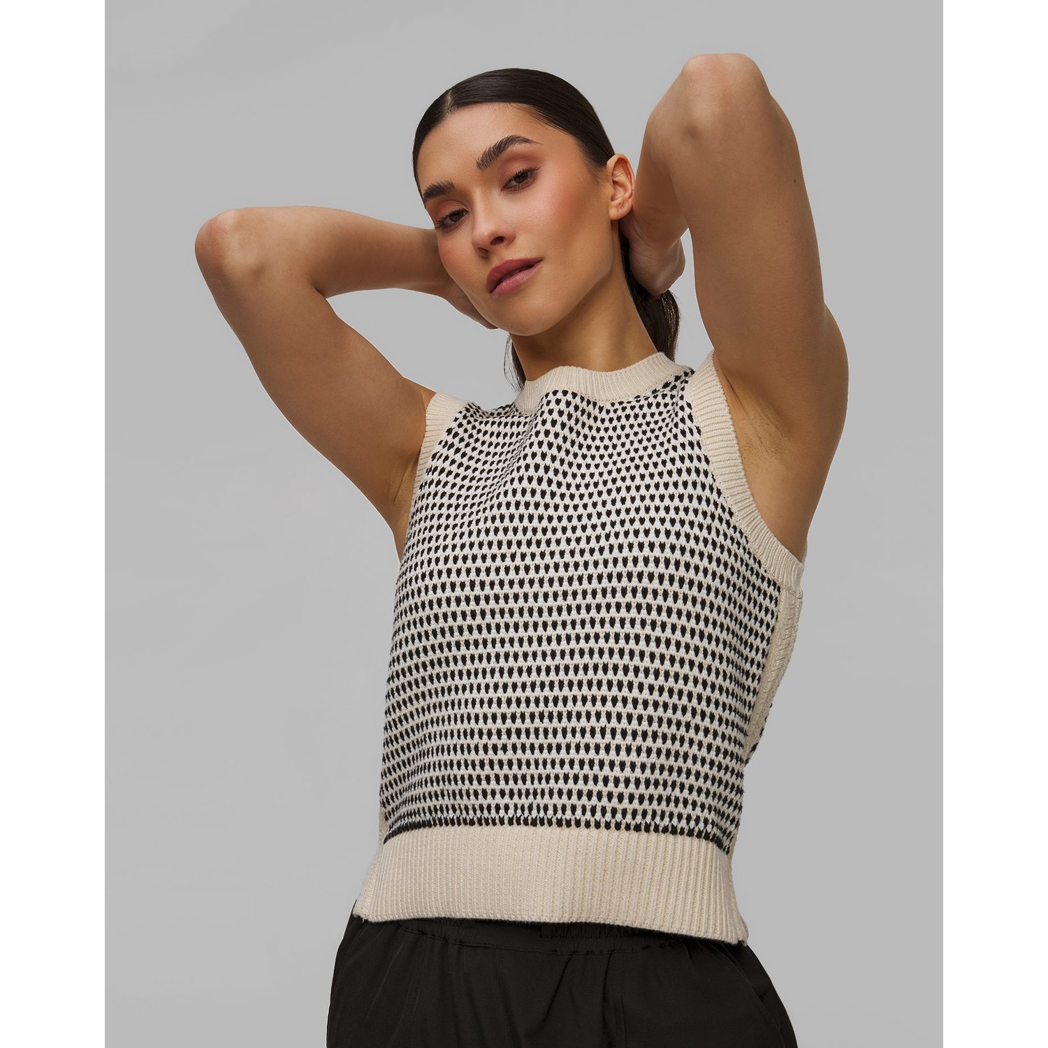 Kamizelka Dzianinowa Damska Varley Knowles Textured Knit Vest