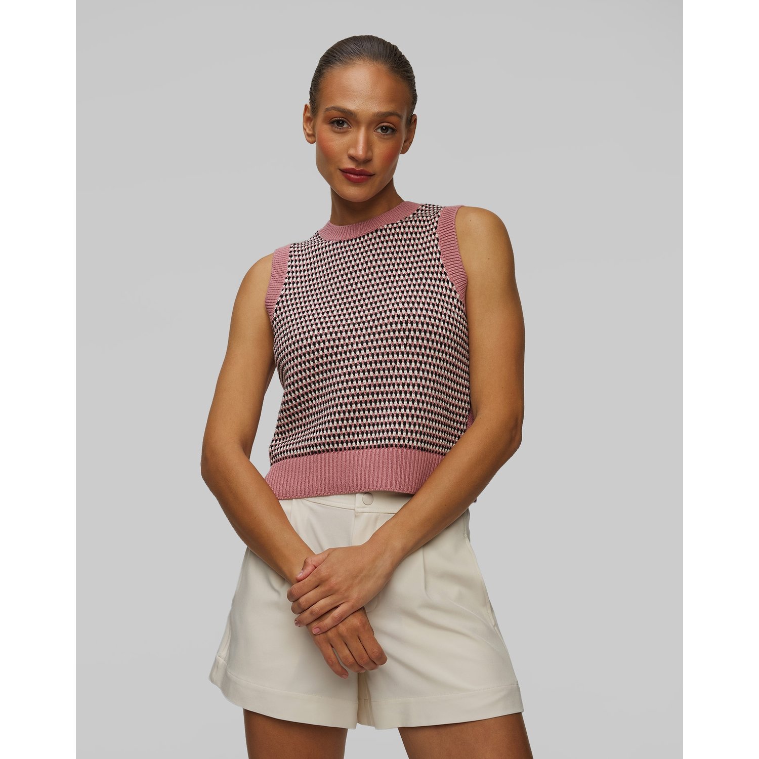 Kamizelka Dzianinowa Damska Varley Knowles Textured Knit Vest
