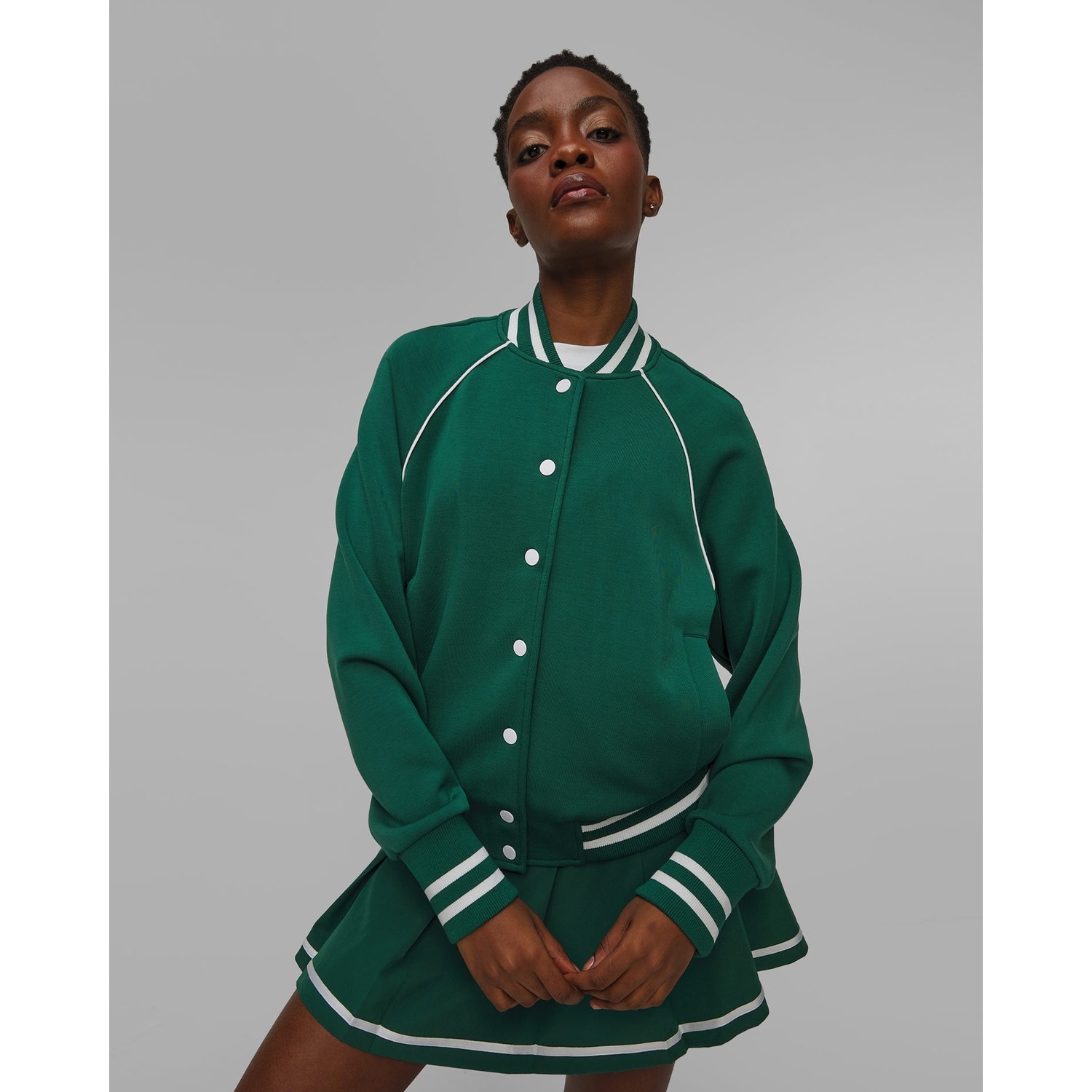 Zielona Kurtka Damska Varley Jepson Club Jacket