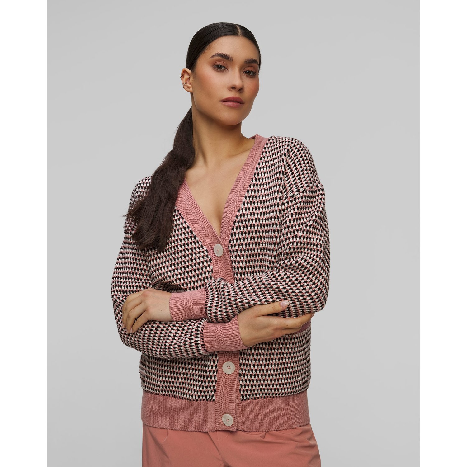 Kardigan Damski Varley Tiffany Textured Knit Cardigan