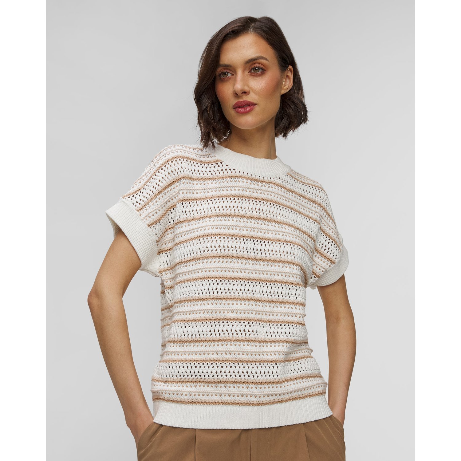 Sweter Damski Varley Ciara Stripe Knit Top