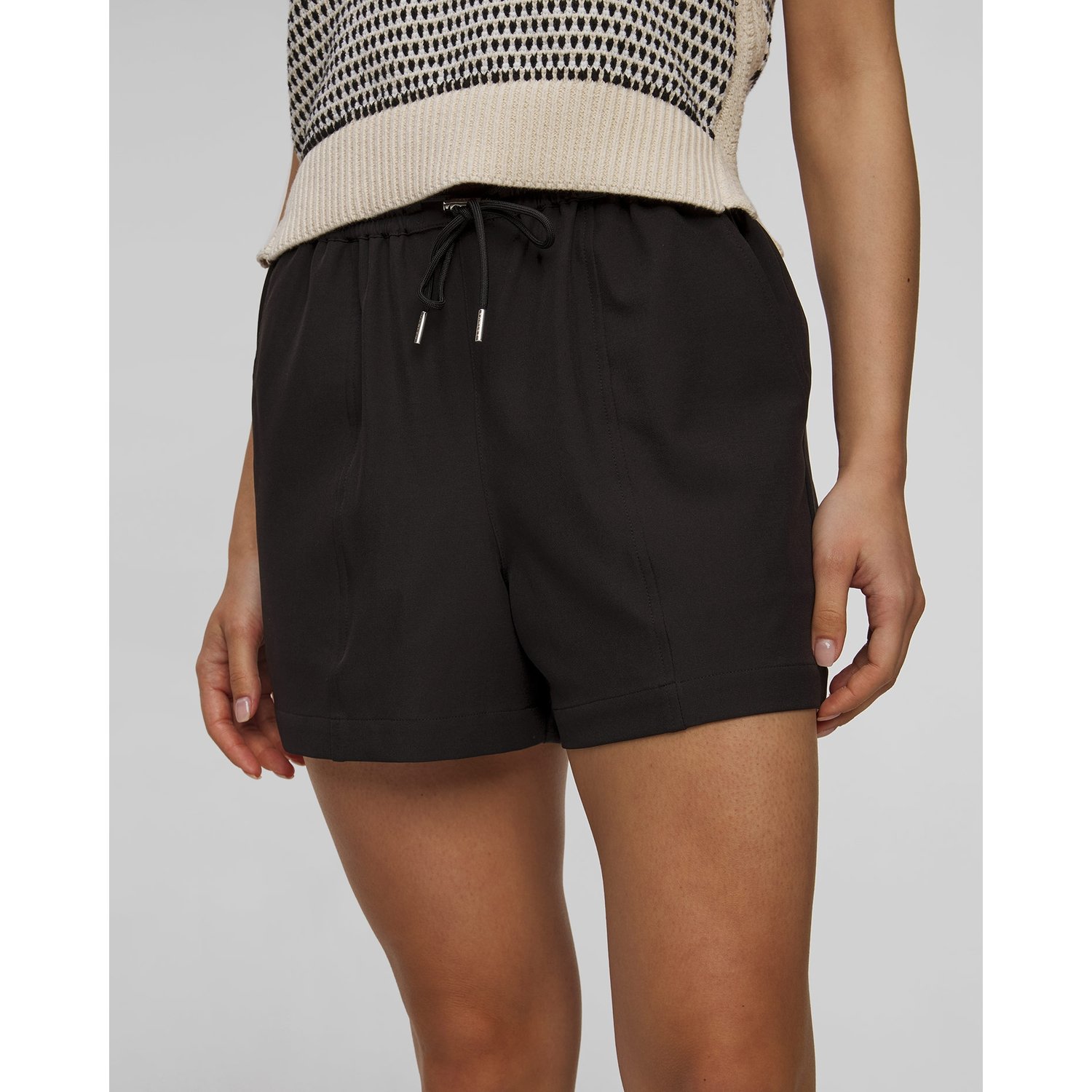Czarne Szorty Damskie Varley Esmond Short 3