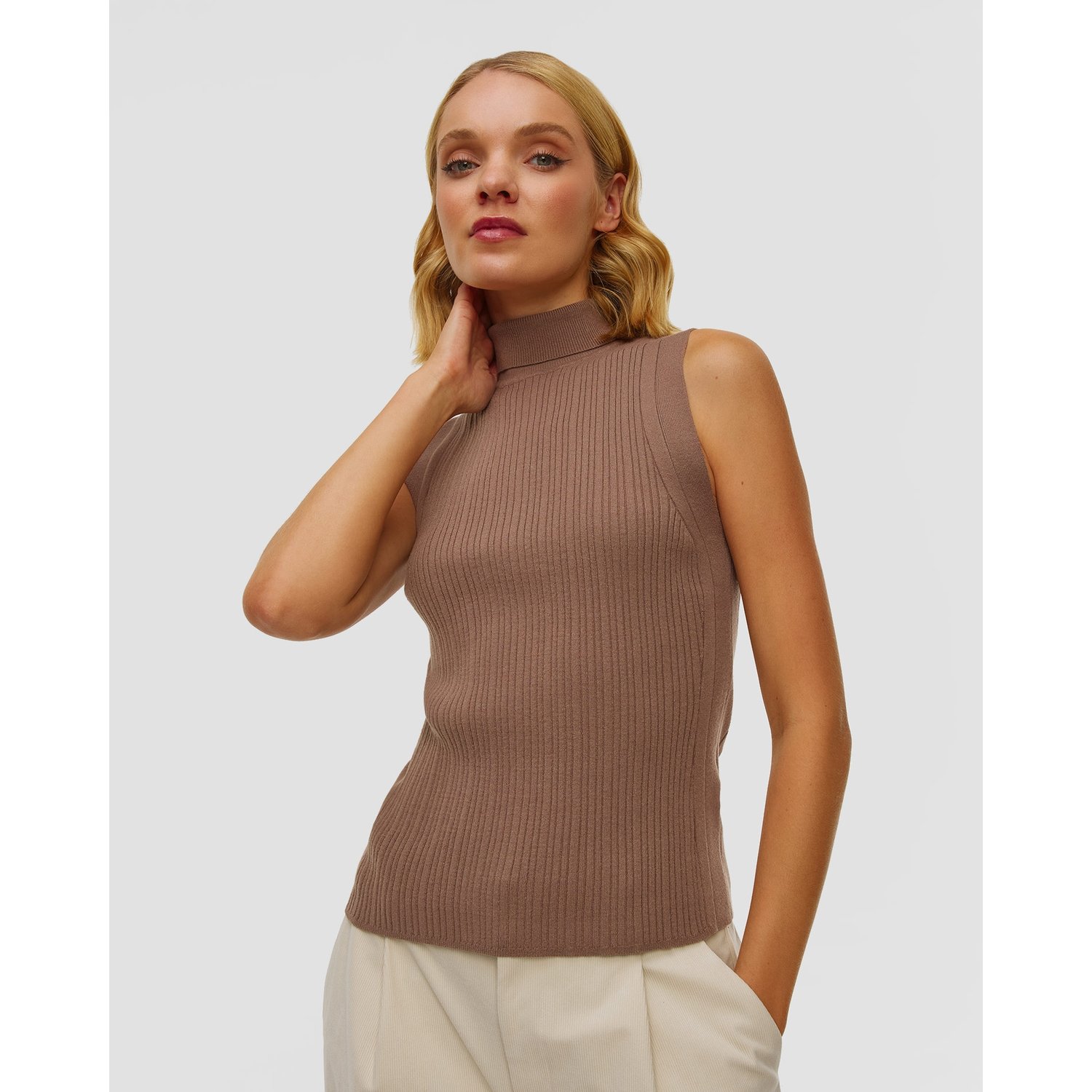 Dzianinowy Top Damski Varley Anastasia Rib Knit Tank