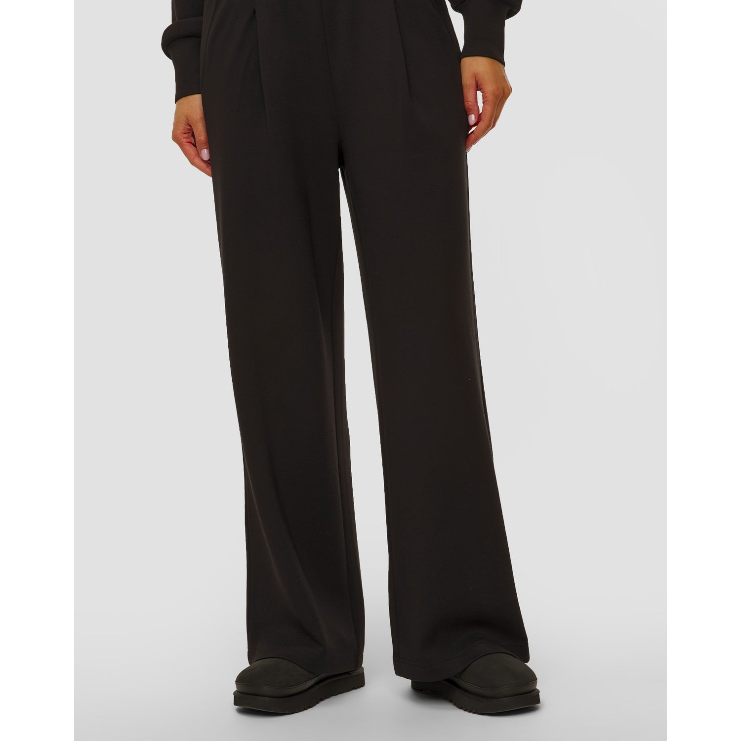 Czarne Spodnie Z Wiskozy Damskie Varley The Extra Wide Leg Pant 29.5