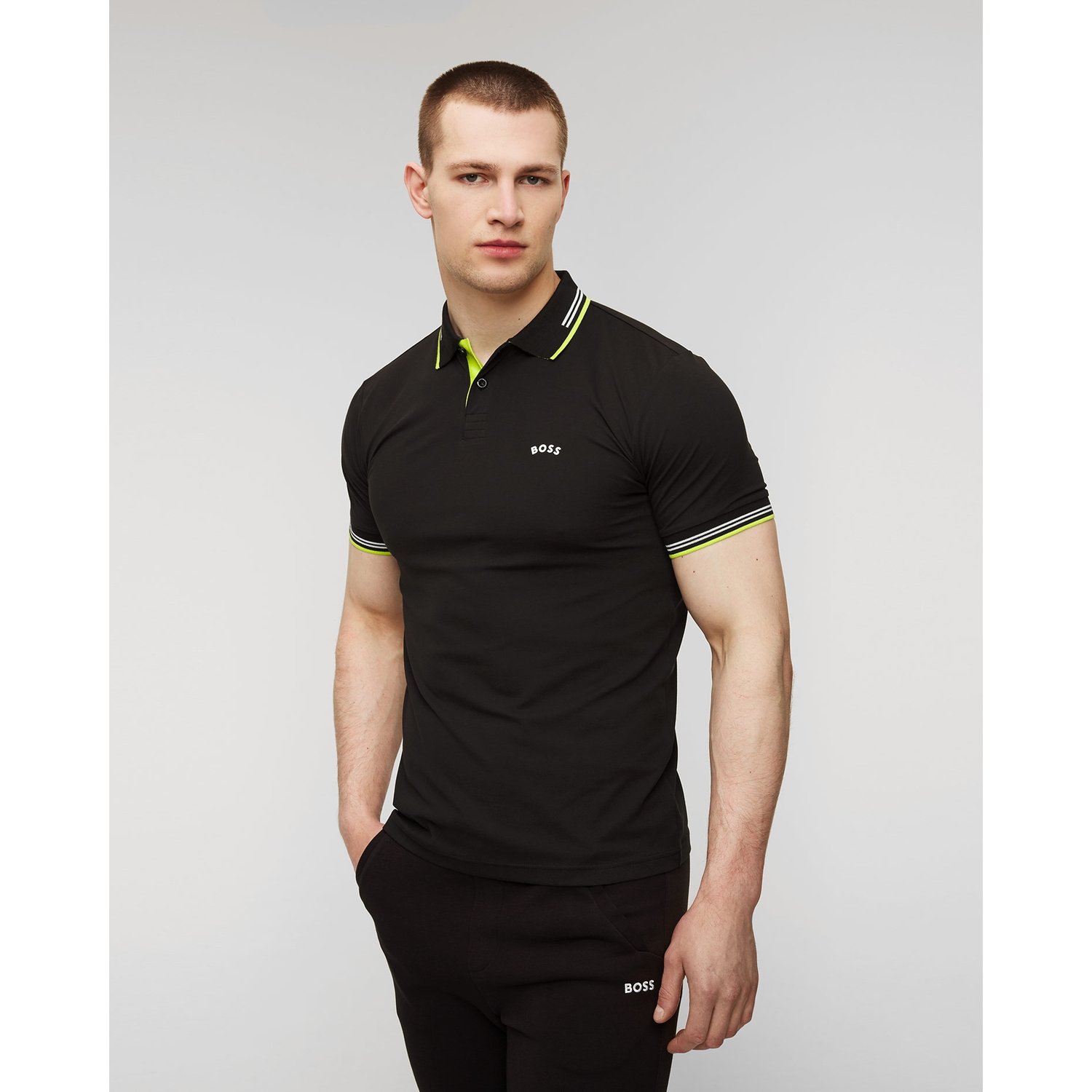 Koszulka Polo Boss Paul Curved