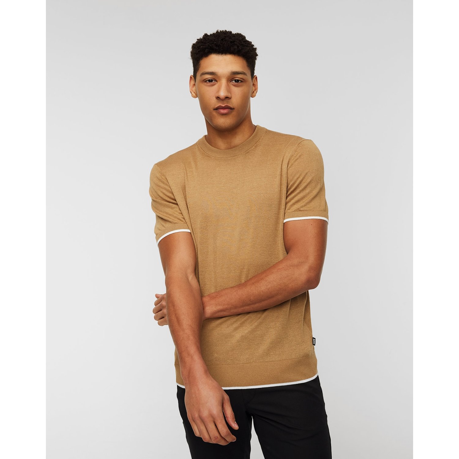 T-shirt Lniany Boss Giacco	