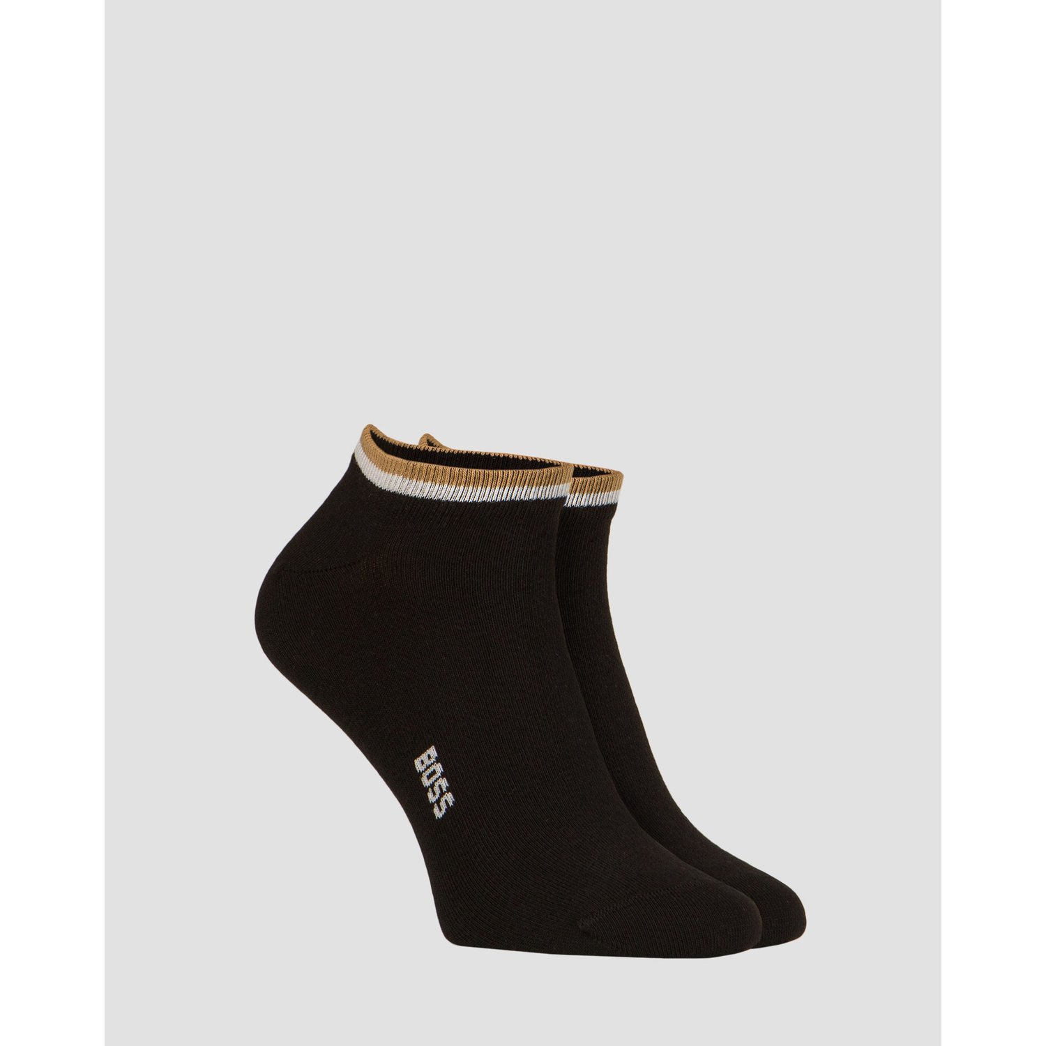 Skarpetki Męskie Hugo Boss 2p As Uni Stripe Czarne