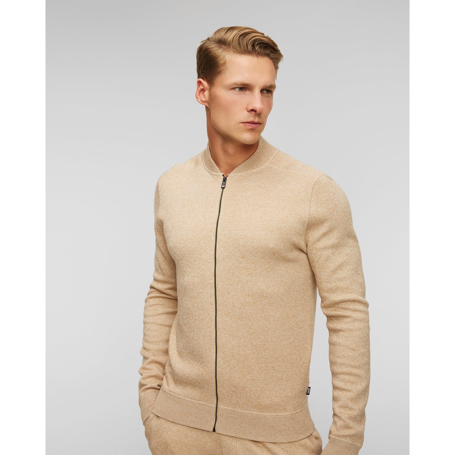 Dzianinowy Sweter Z Wełną Hugo Boss Onorato