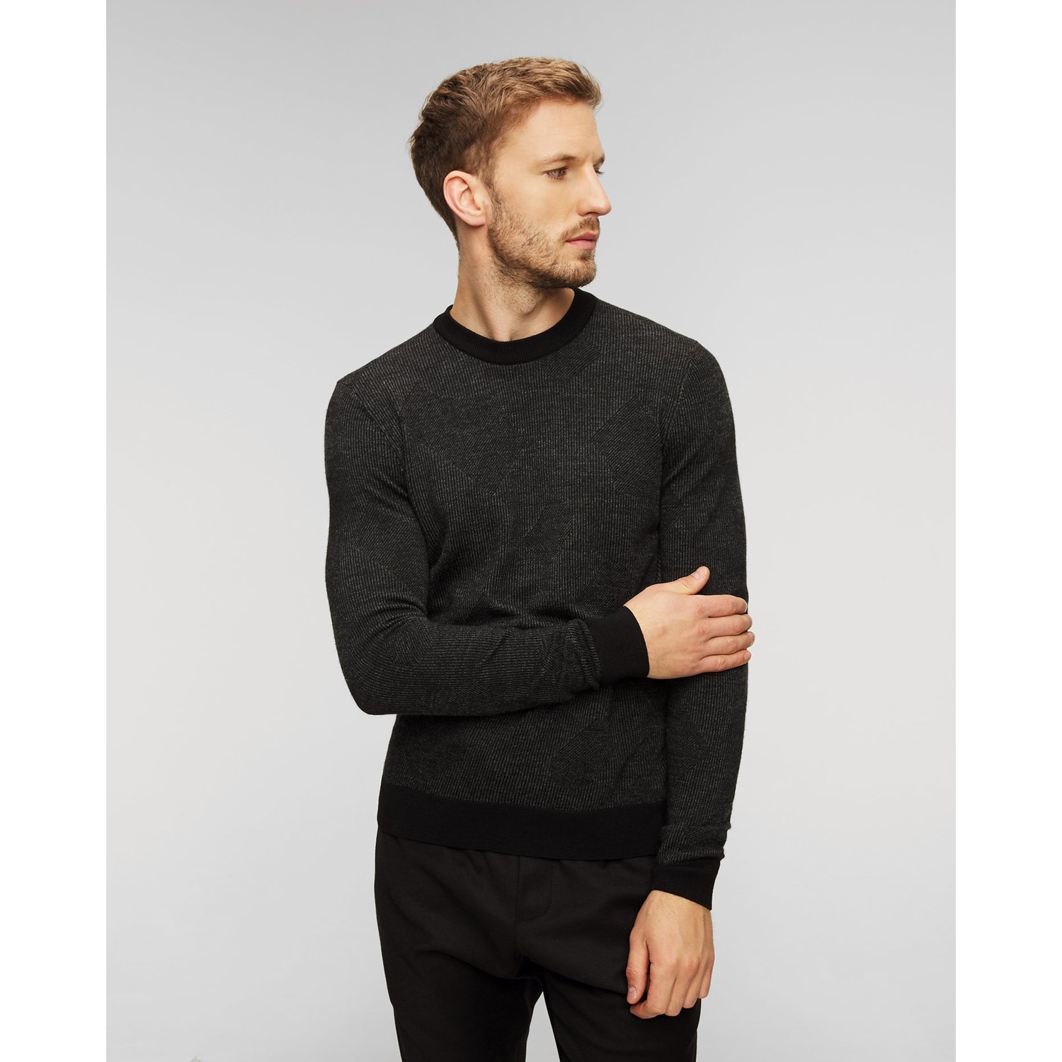 Sweter Wełniany Męski Hugo Boss Motivo