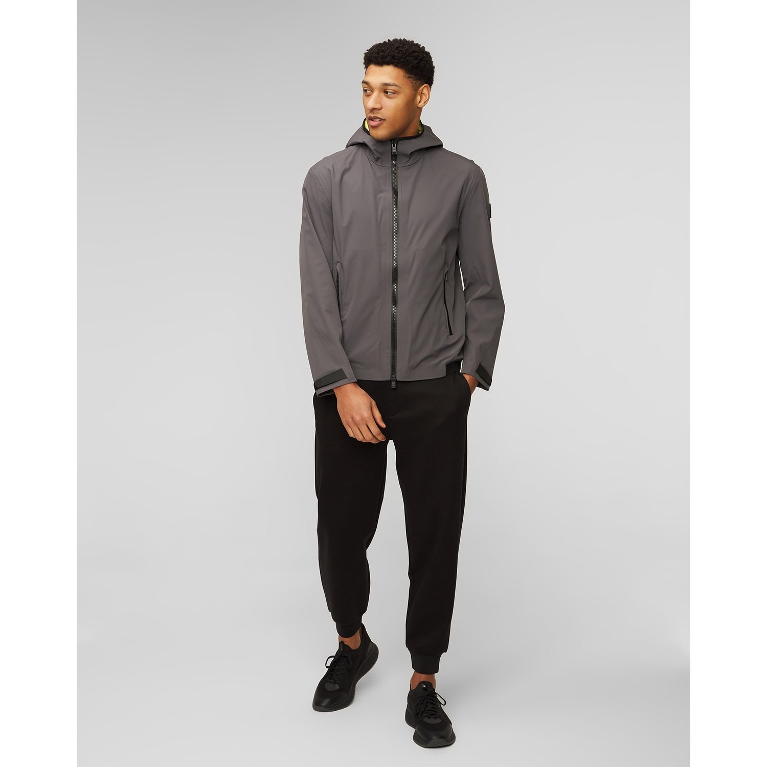 Szara Kurtka Softshell Męska Hugo Boss P-centro