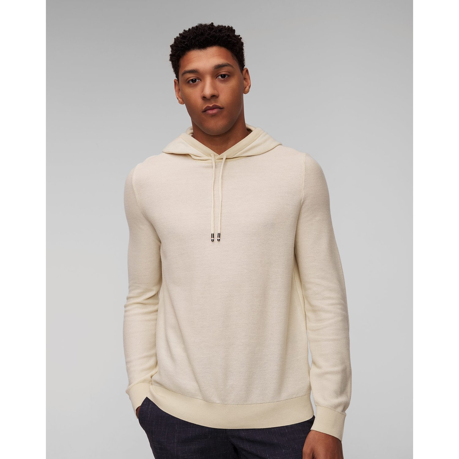 Biały Sweter Męski Hugo Boss Trapani