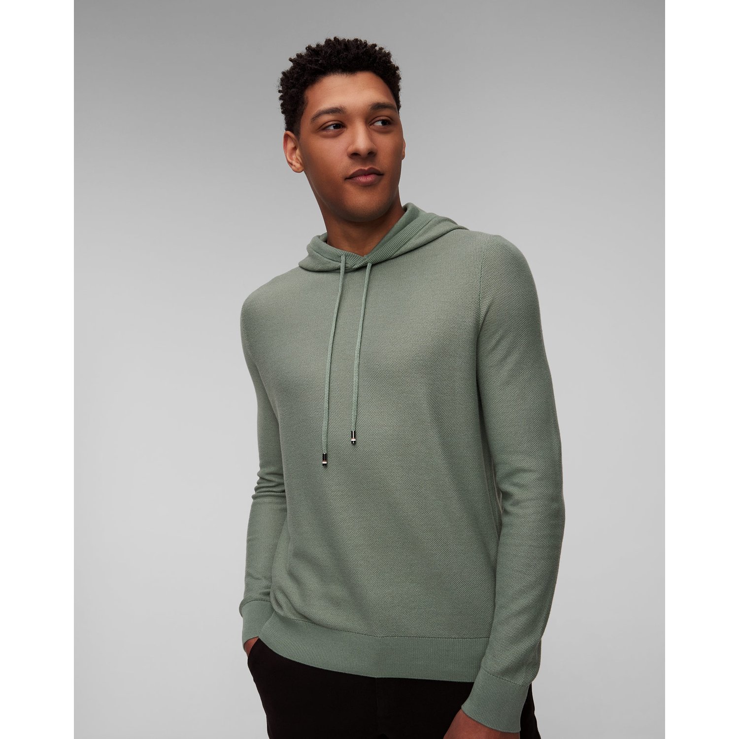 Oliwkowy Sweter Męski Hugo Boss Trapani