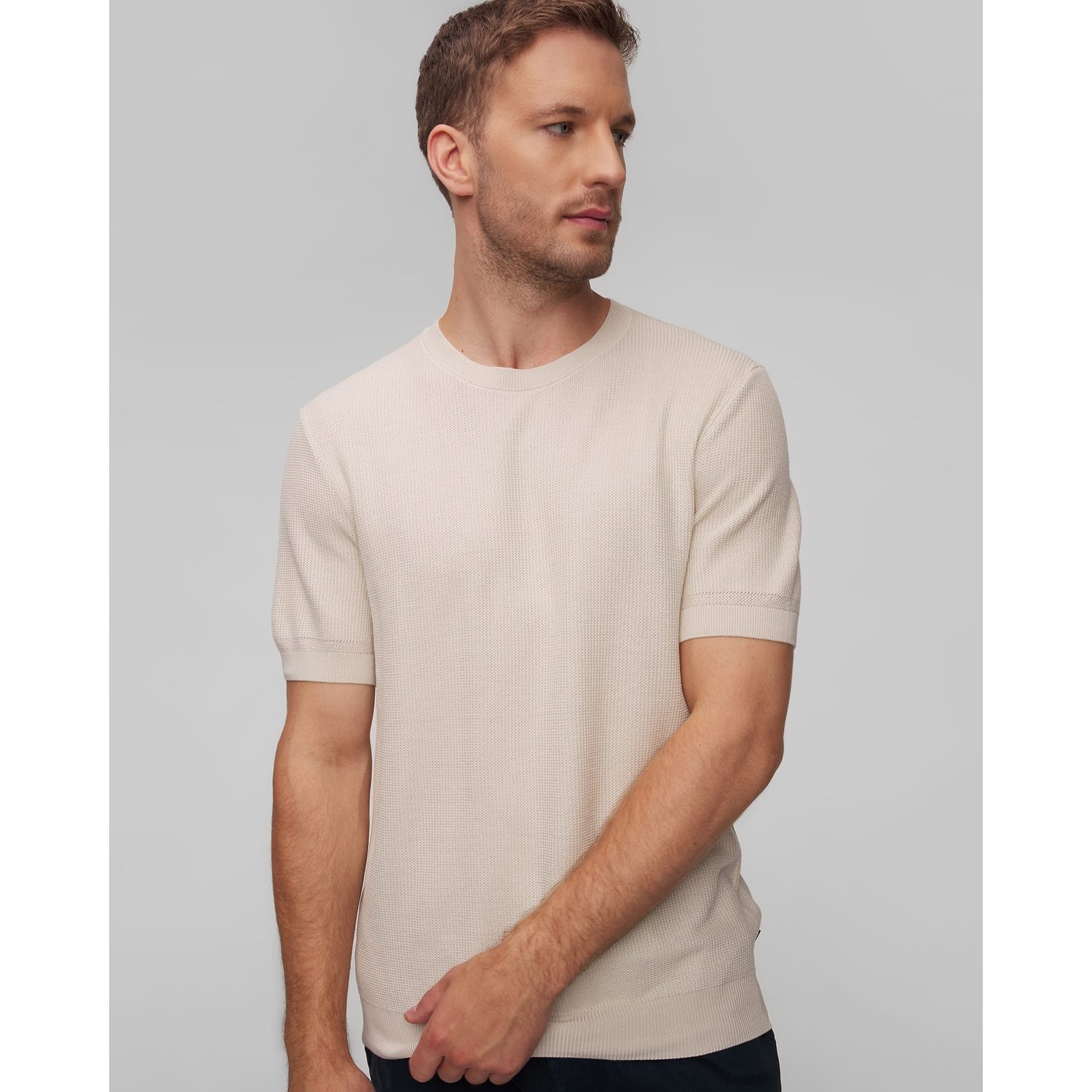 Sweter Krótki Rękaw Męski Hugo Boss H-dalon