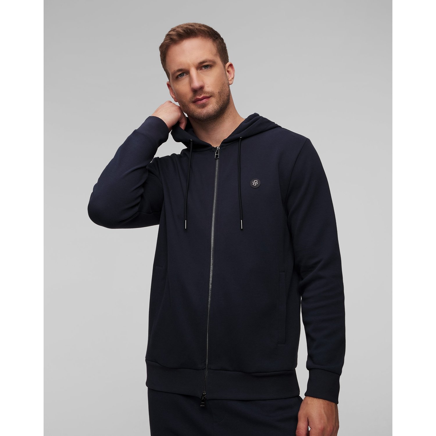 Granatowa Bluza Męska Hugo Boss C-spence