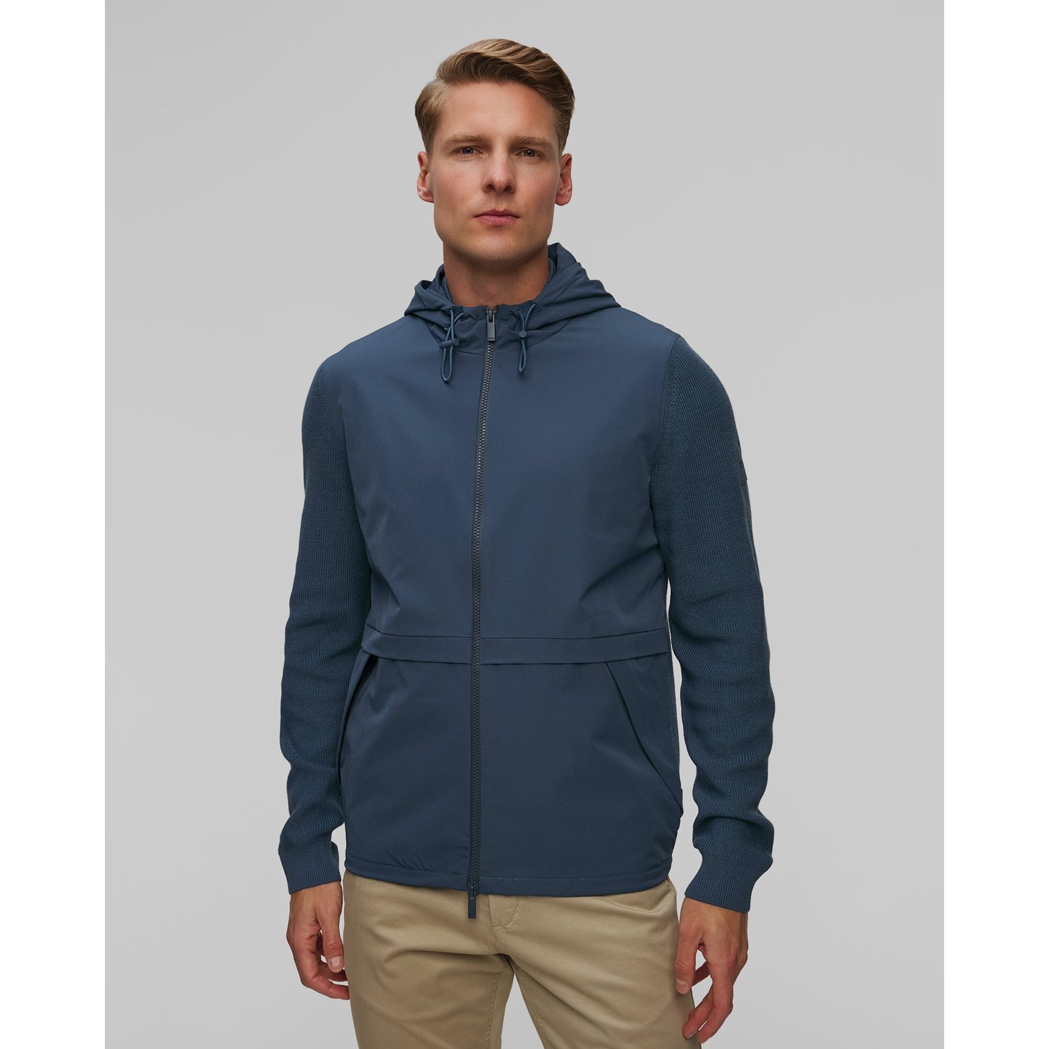 Kurtka Hybrydowa Wełniana Softshell Męska Hugo Boss P-brian