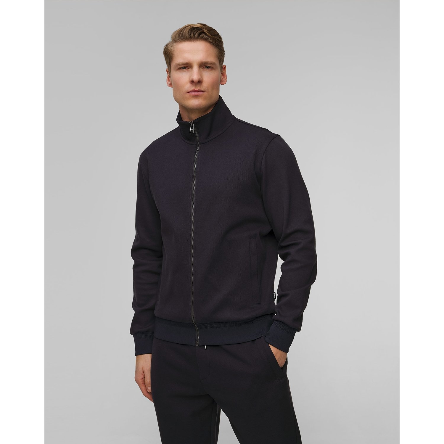 Granatowa Bluza Męska Hugo Boss H-shepherd