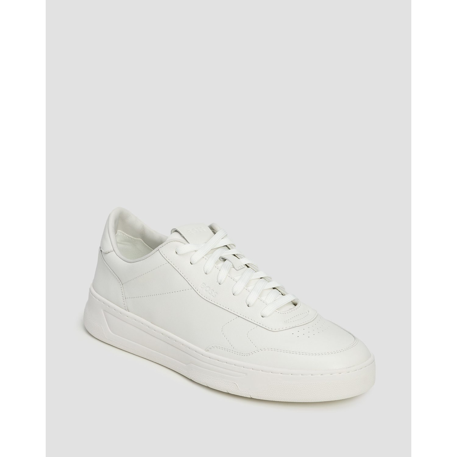 Buty Skórzane Męskie Hugo Boss Baltimore Białe