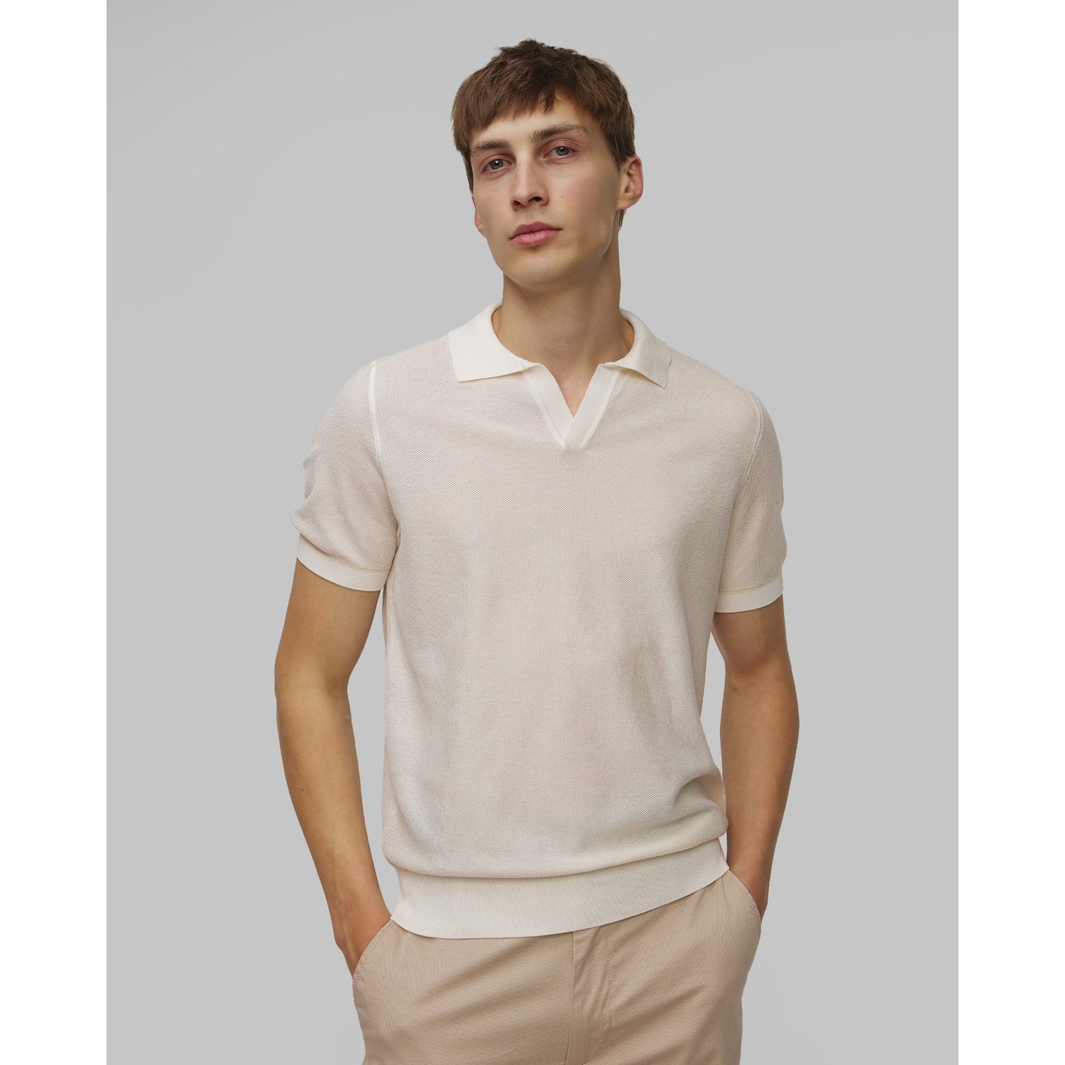 Dzianinowe Polo Hugo Boss H-jianluca