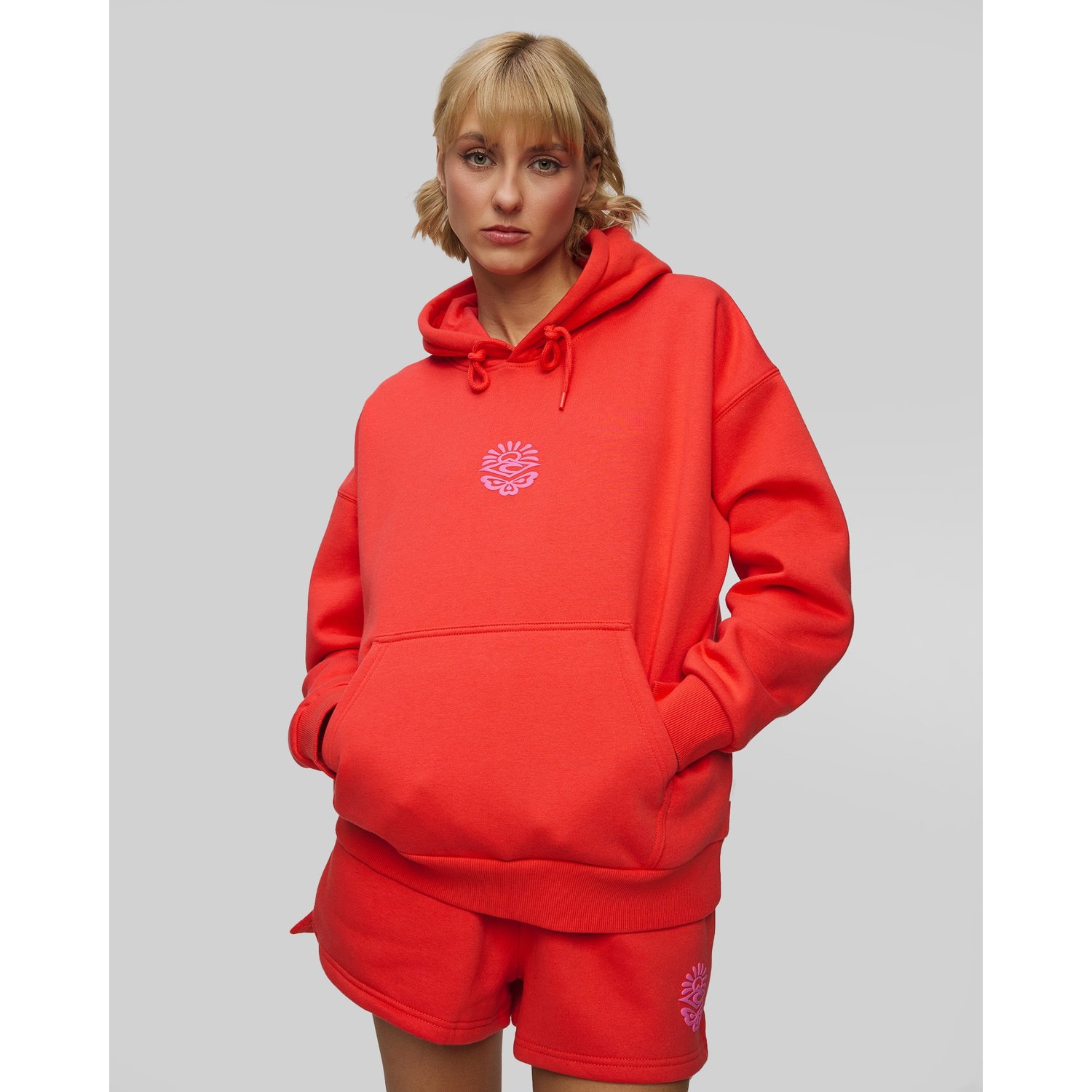 Czerwona Bluza Z Kapturem Damska Rip Curl Icons Of Surf Heritage Hood
