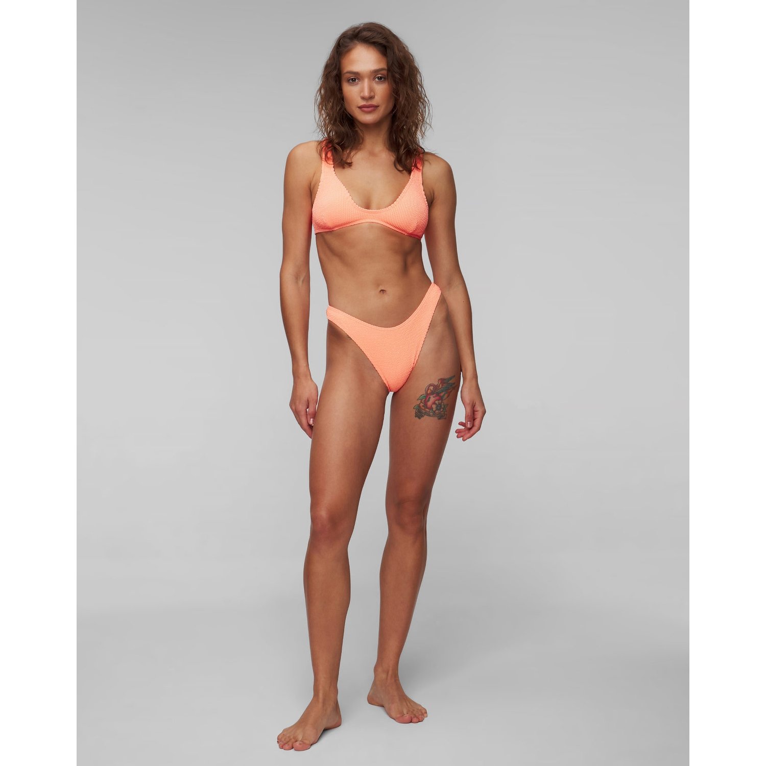 Pomarańczowa Góra Od Stroju Kąpielowego Damska Rip Curl Sunshine Crop