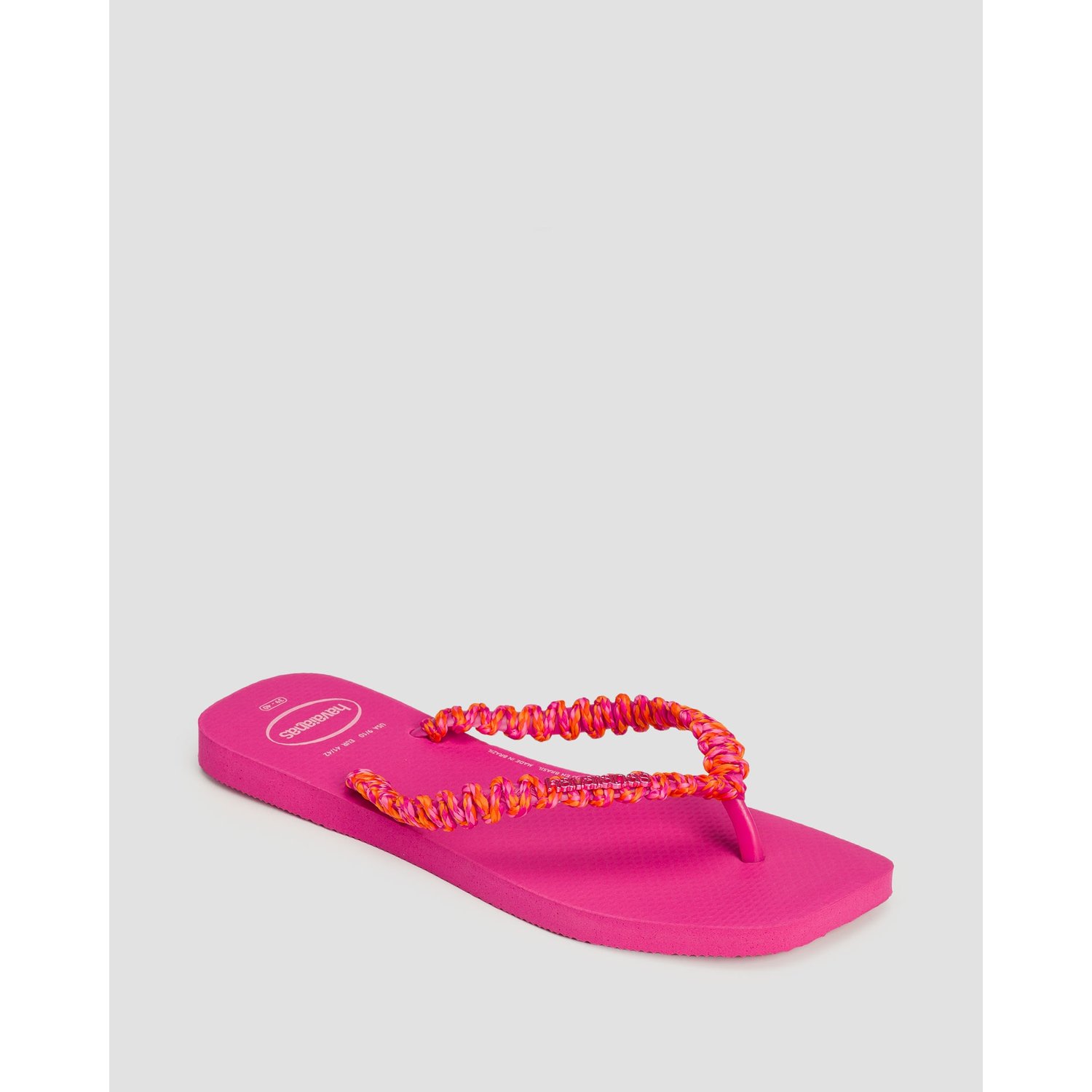 Japonki Damskie Havaianas Slim Square Boho Różowe