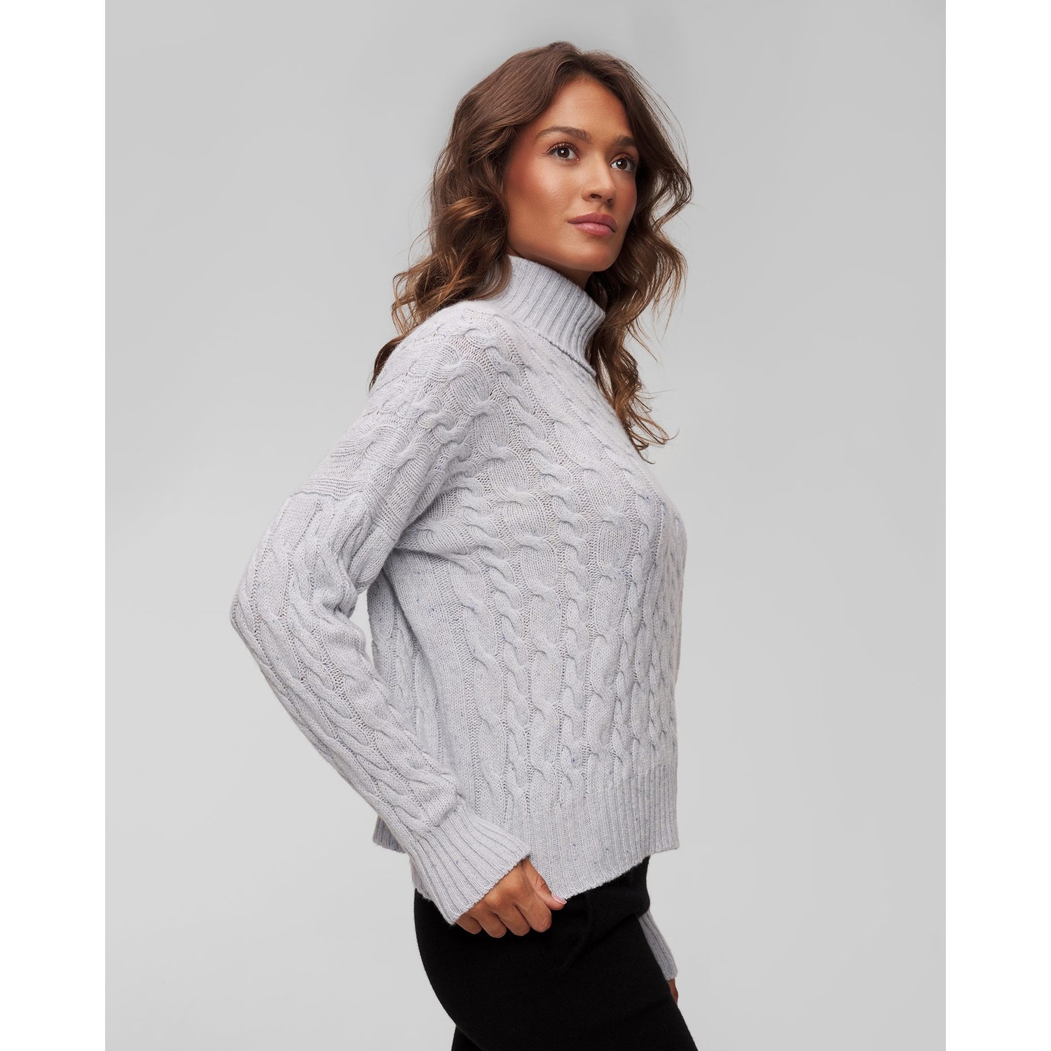 Sweter Kaszmirowy Damski Johnstons Of Elgin