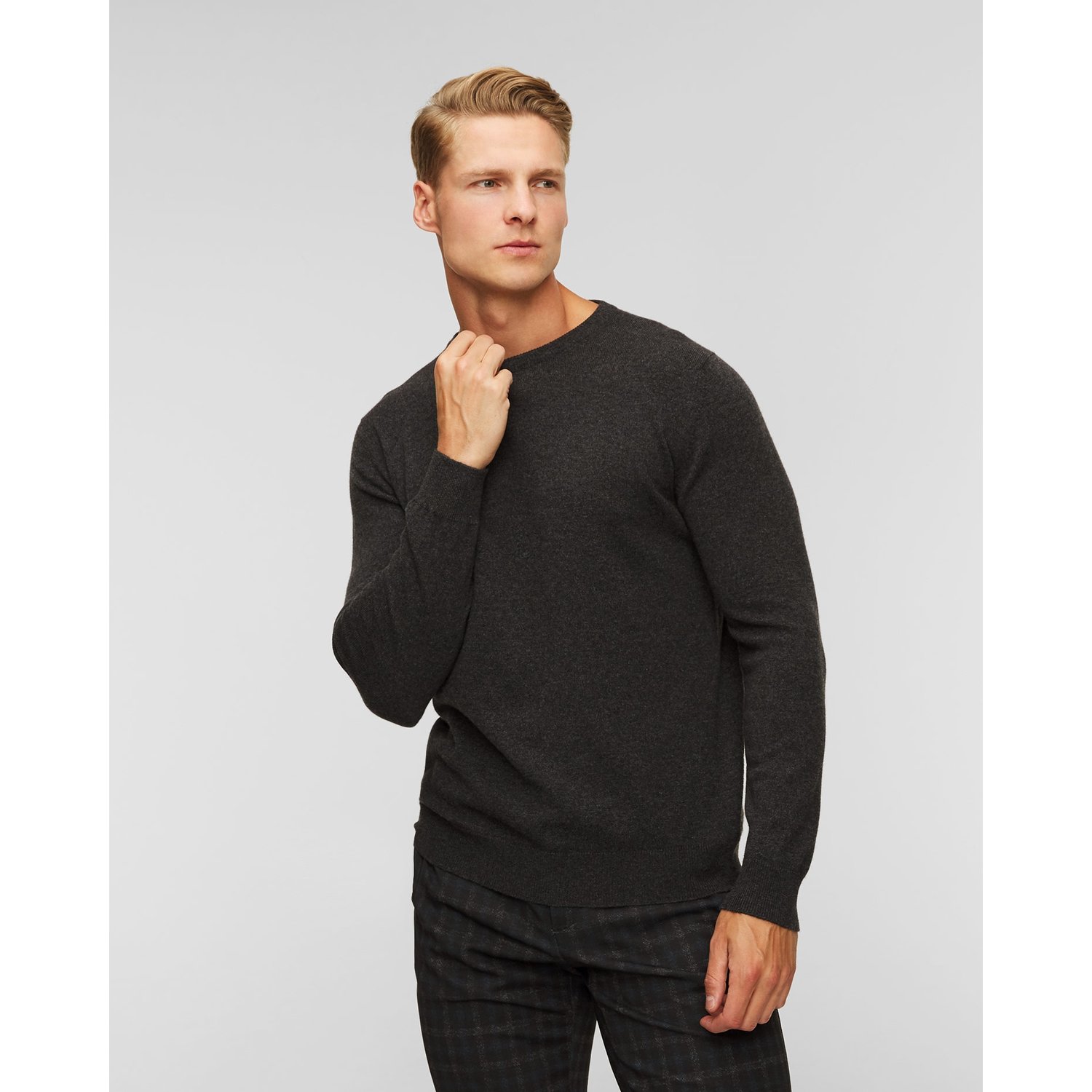 Sweter Kaszmirowy Męski Johnstons Of Elgin