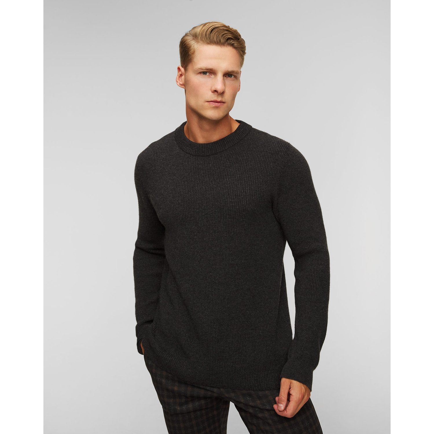 Sweter Kaszmirowy Męski Johnstons Of Elgin