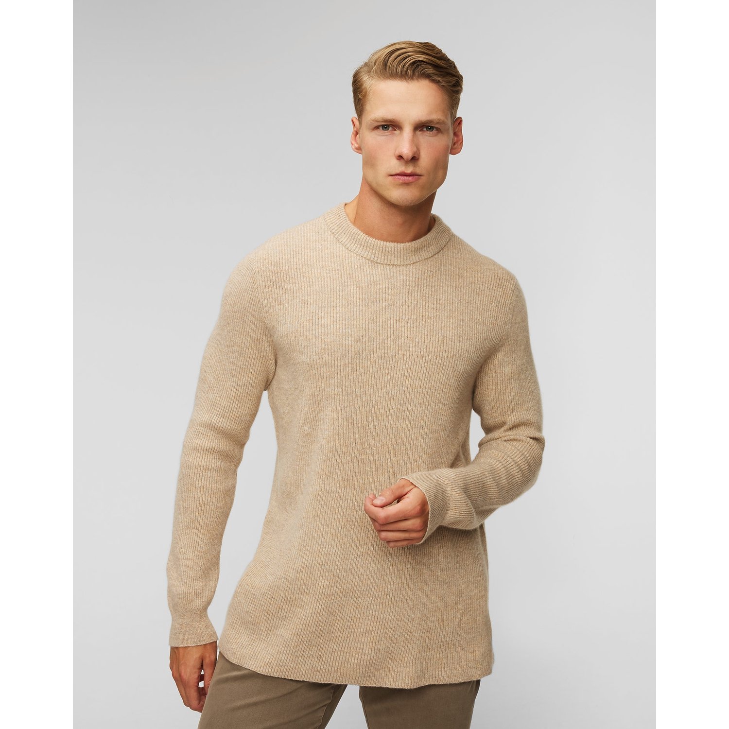 Sweter Kaszmirowy Męski Johnstons Of Elgin