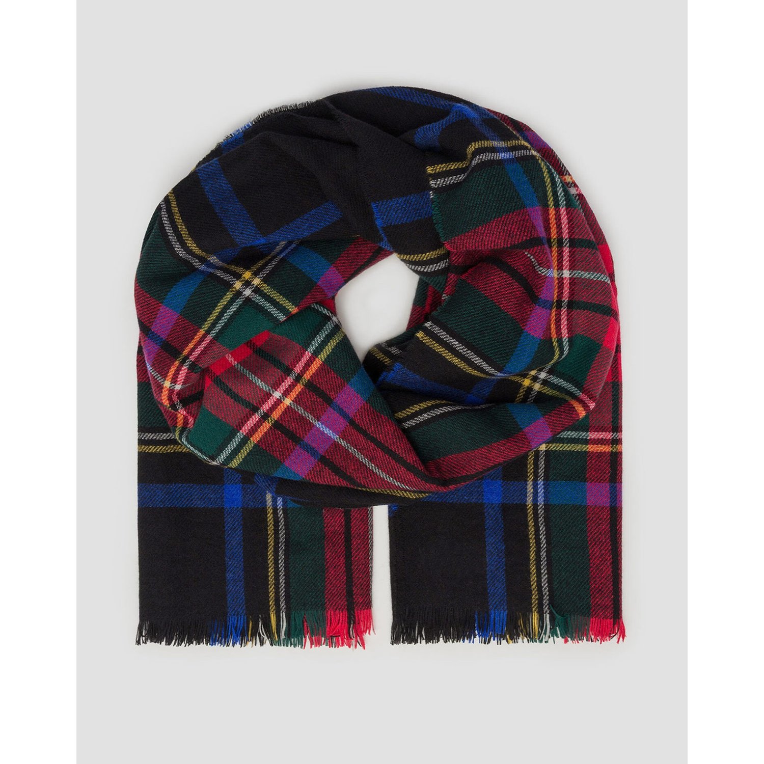 Kaszmirowy Szal W Kratę Johnstons Of Elgin