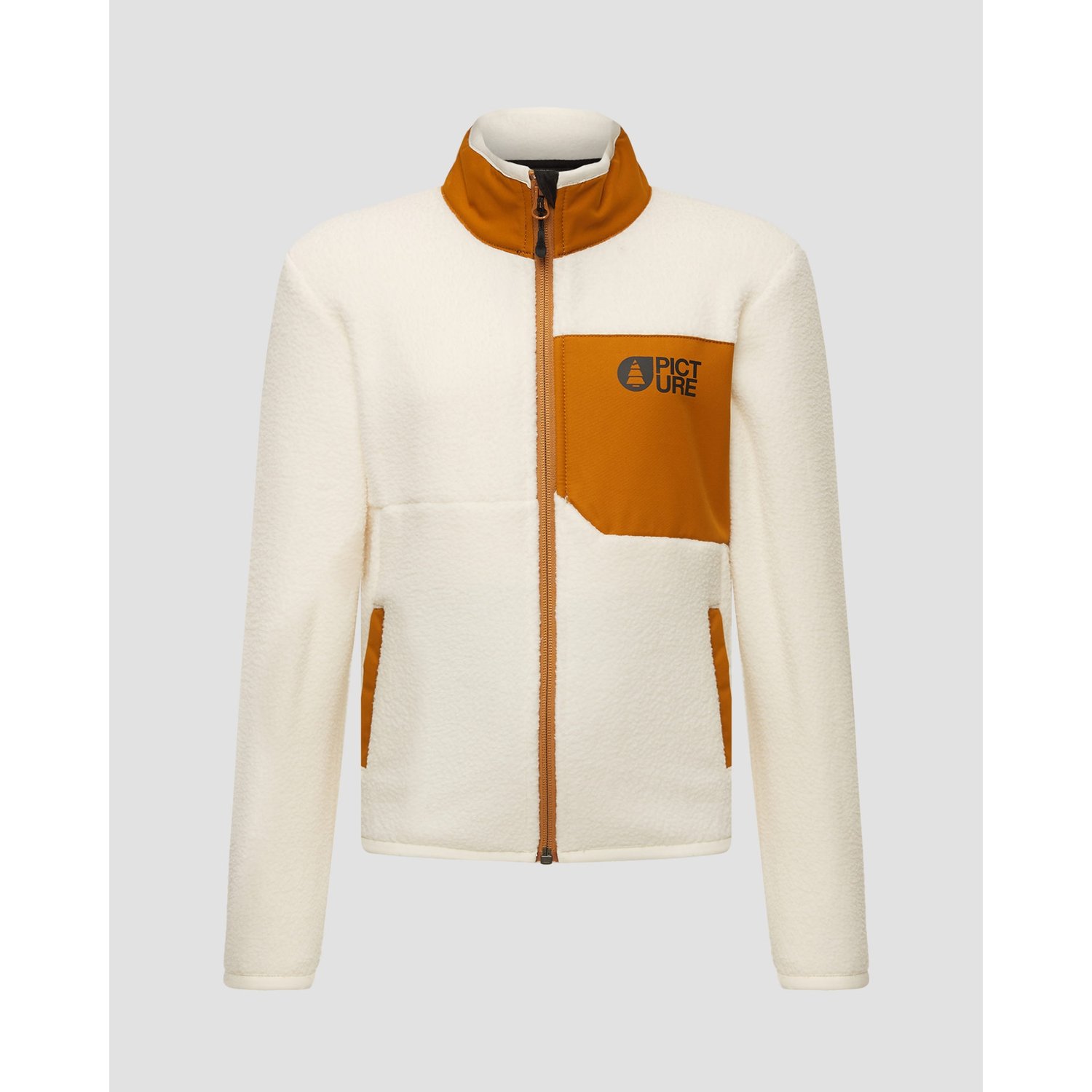 Beżowo-brązowa Bluza Polarowa Dziecięca Picture Organic Clothing Yunai