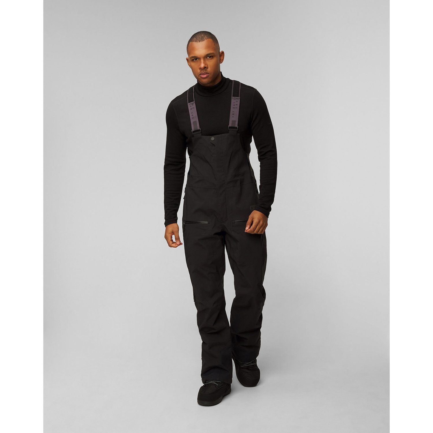 Czarne Spodnie Narciarskie Hardshellowe Męskie Picture Organic Clothing Welcome Bib 20/20
