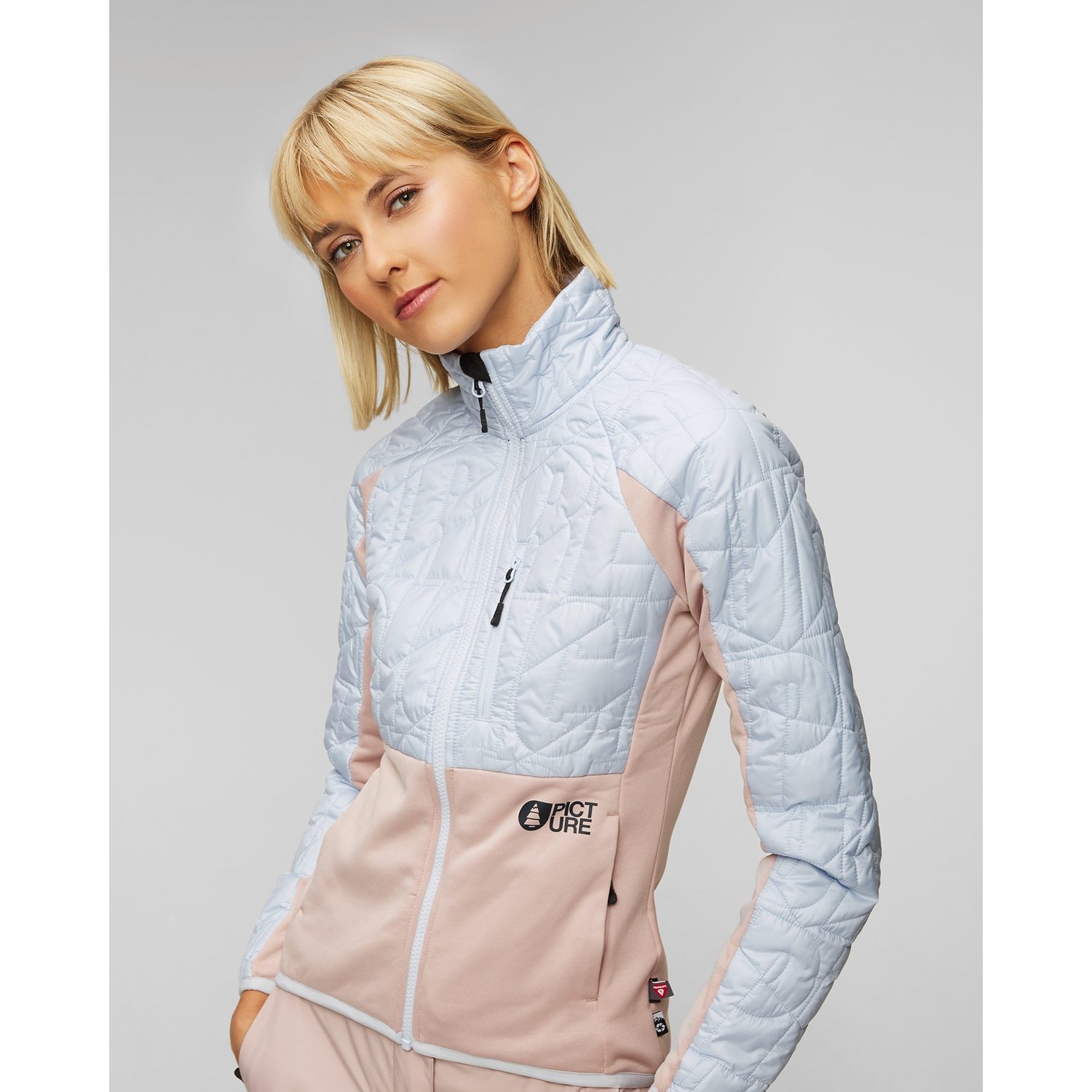 Niebiesko-beżowa Kurtka Hybrydowa Damska Picture Organic Clothing Tehanie Primaloft