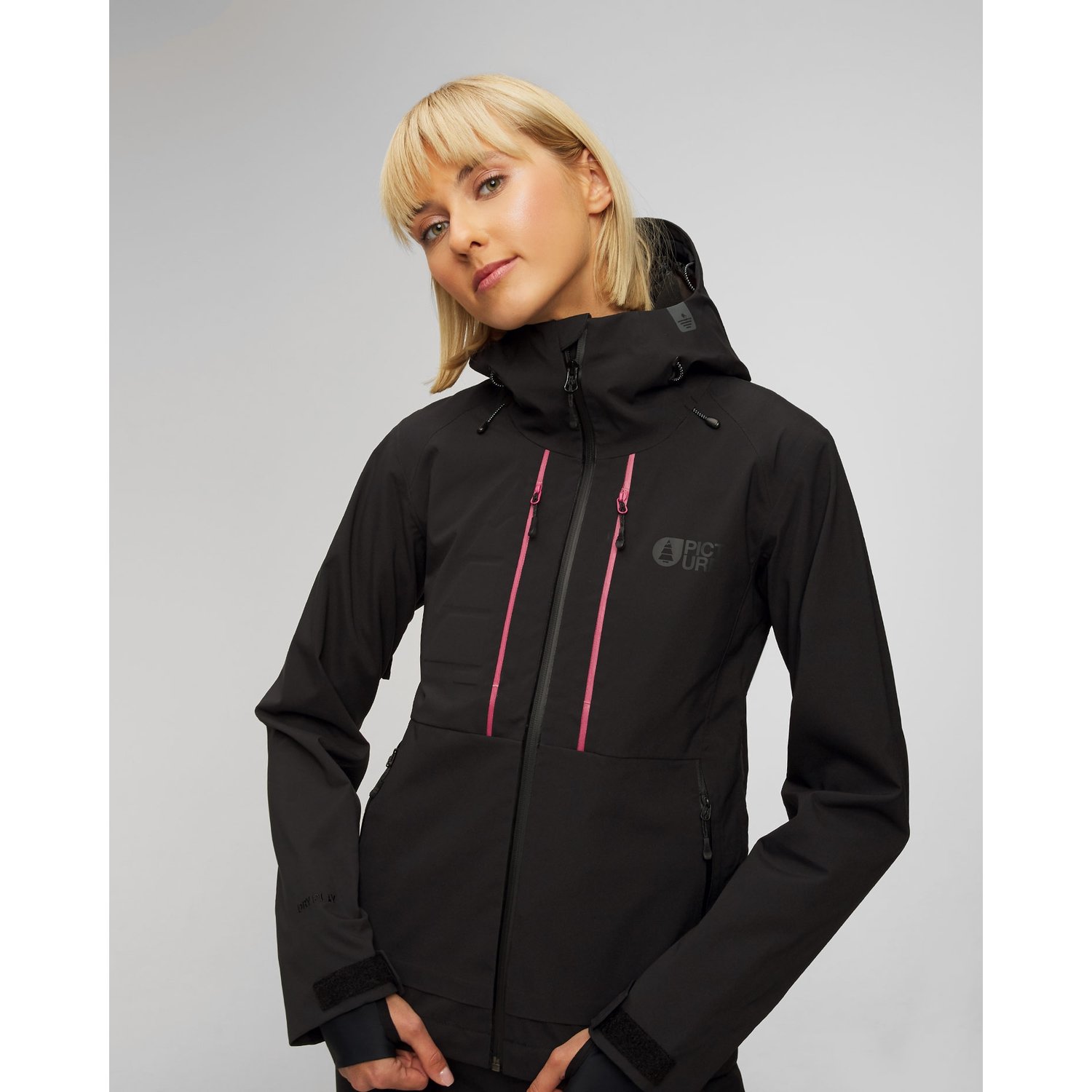 Czarna Kurtka Narciarska Hardshellowa Damska Picture Organic Clothing Aeron 3l 20/20