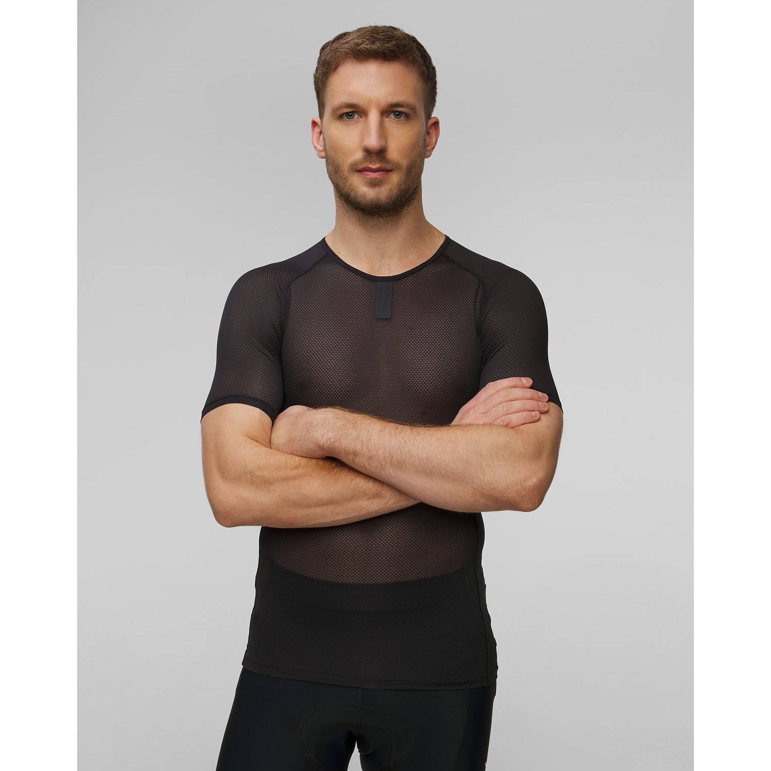 Koszulka Termoaktywna Rowerowa Męska Rapha Base Layer Ss Czarna