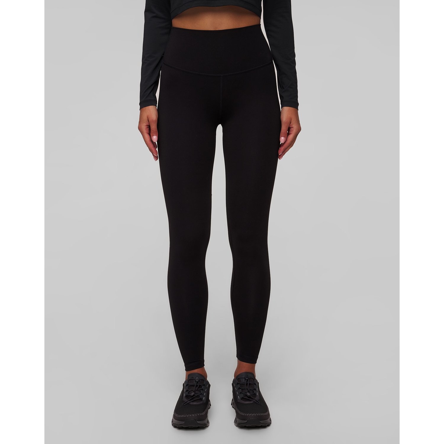 Czarne Spodnie Treningowe Damskie Rapha Active