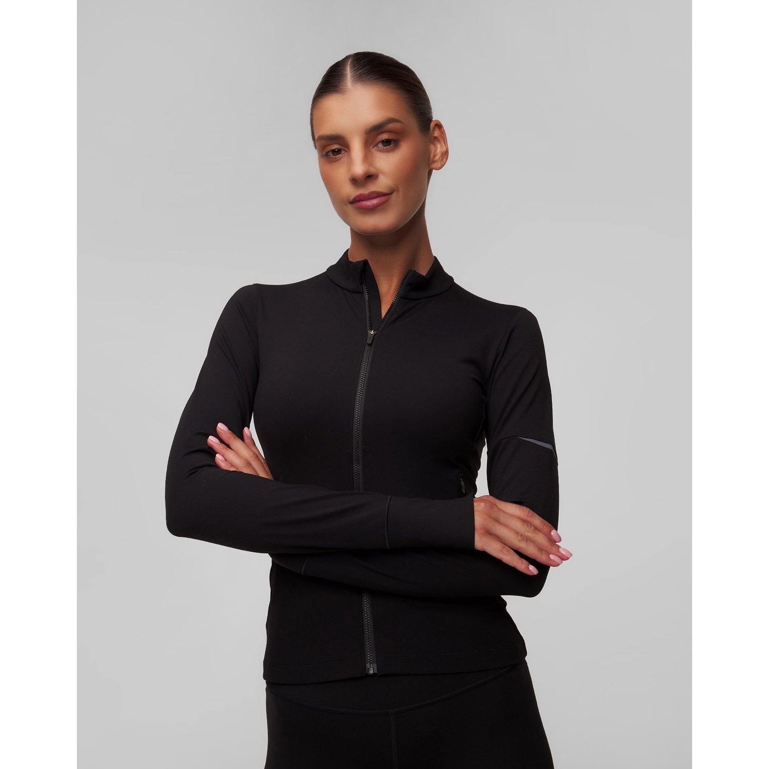 Czarna Kurtka Sportowa Damska Rapha Active