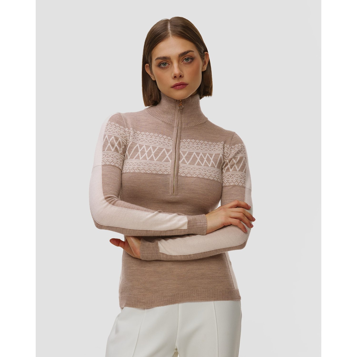Sweter Wełniany Damski We Norwegians Signature