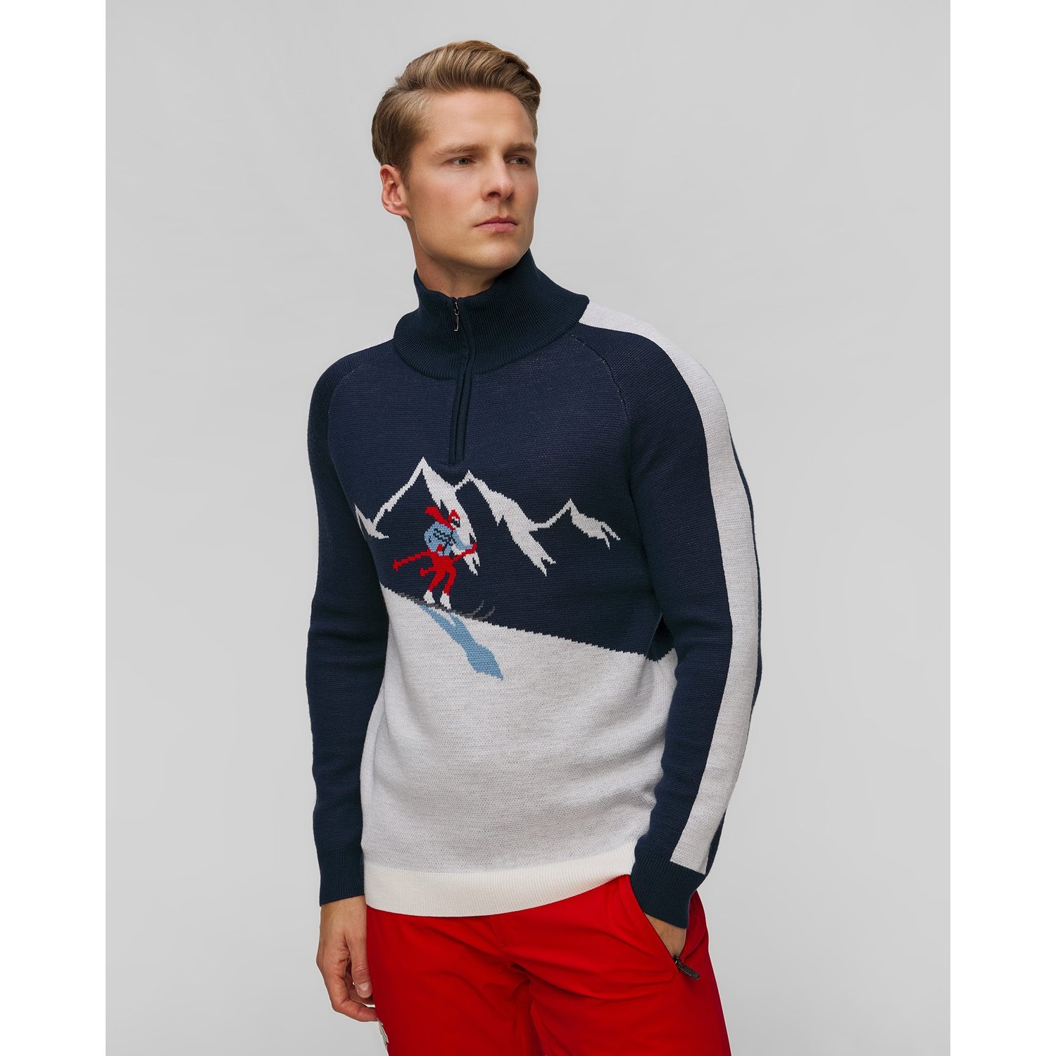 Sweter Wełniany Męski We Norwegians Afterski