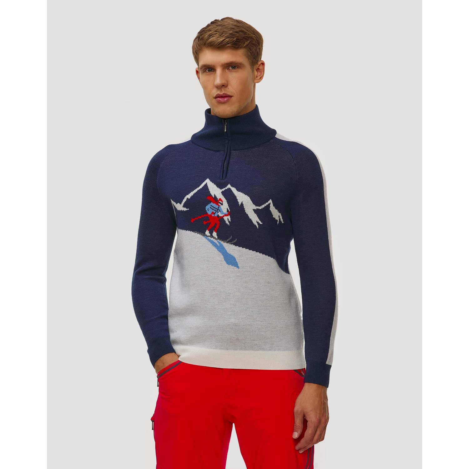 Sweter Wełniany Męski We Norwegians Afterski