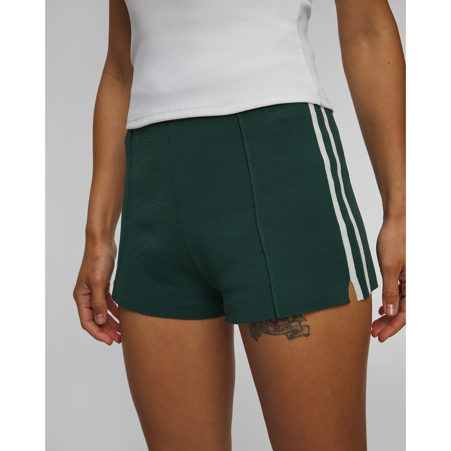 Zielone Szorty Damskie The Upside Les Border Evert Knit Short