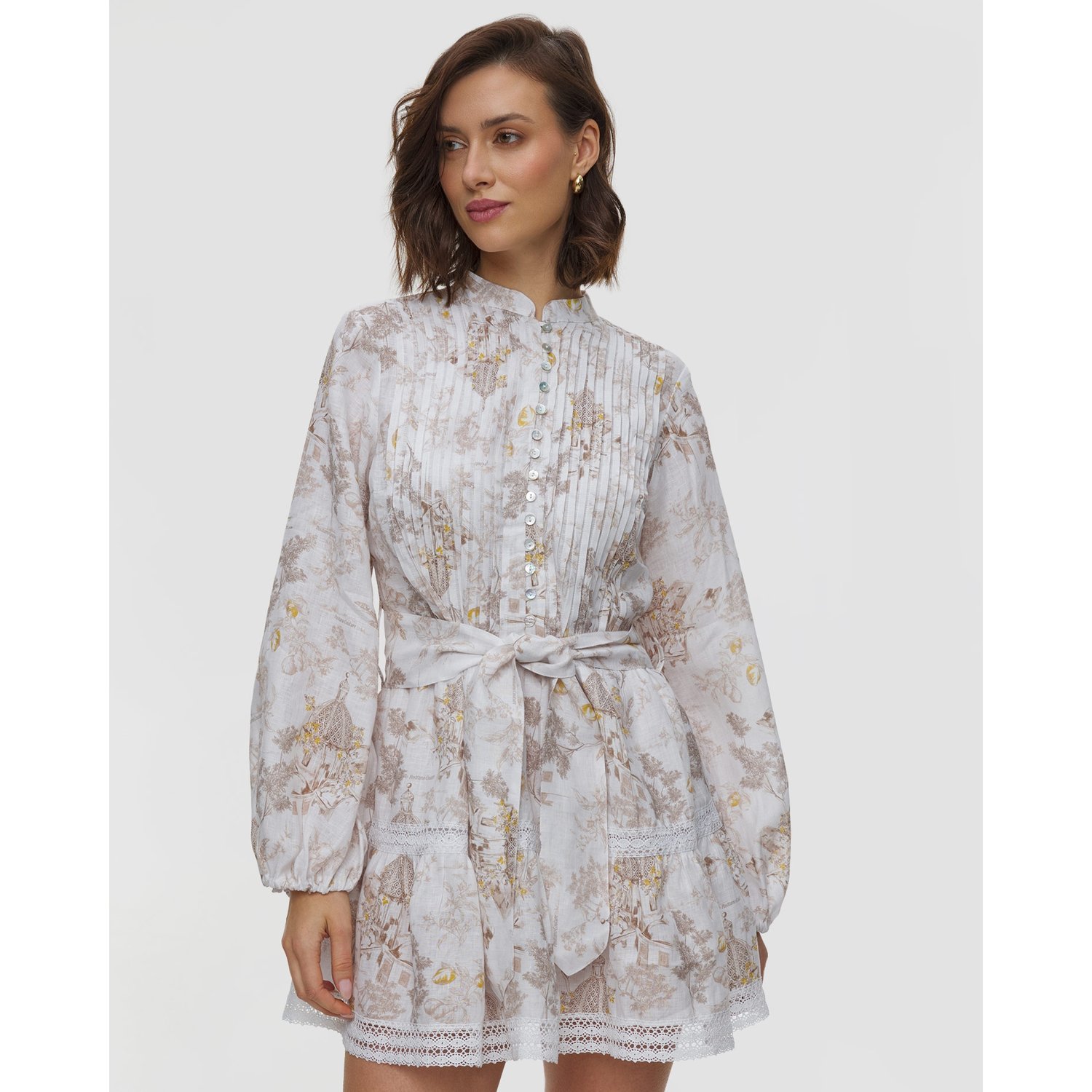 Sukienka Lniana Damska Positano Couture Caviale