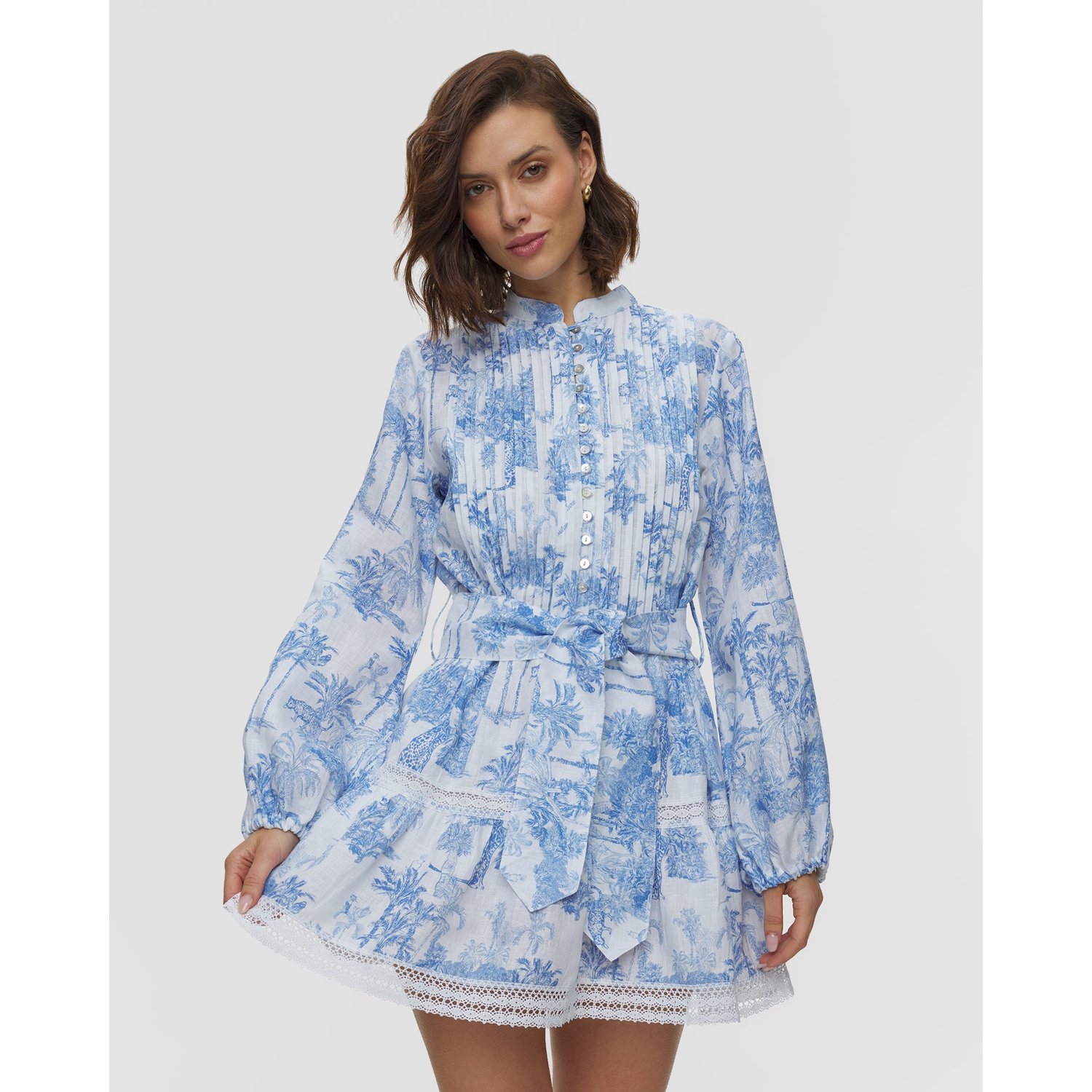 Sukienka Lniana Damska Positano Couture Caviale