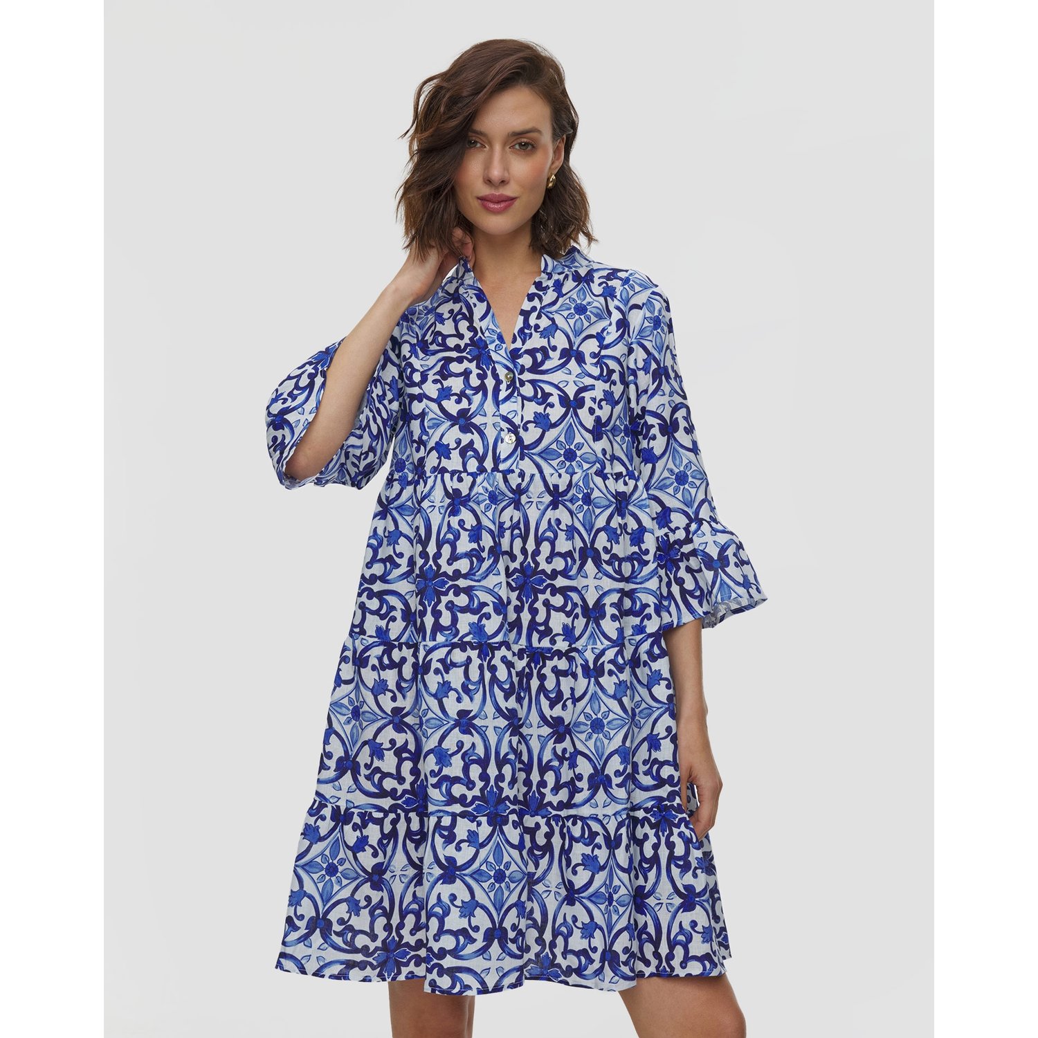 Sukienka Lniana Damska Positano Couture Jungle