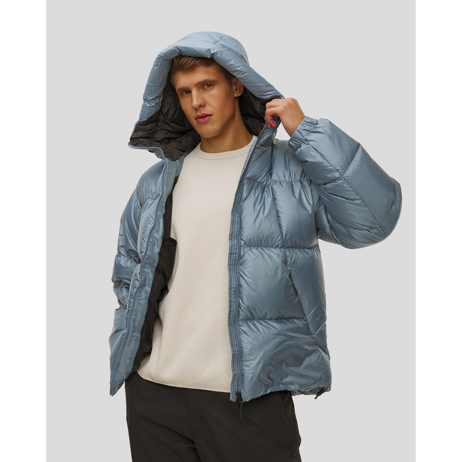 Parka Puchowa Męska Goldwin Pertex Quantum Down Parka Niebieska