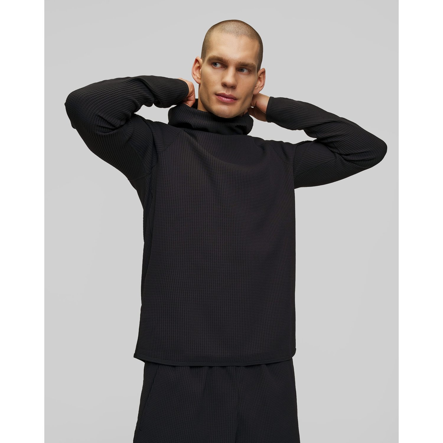 Bluza Męska Goldwin Wf Light L/s Hoodie Czarna