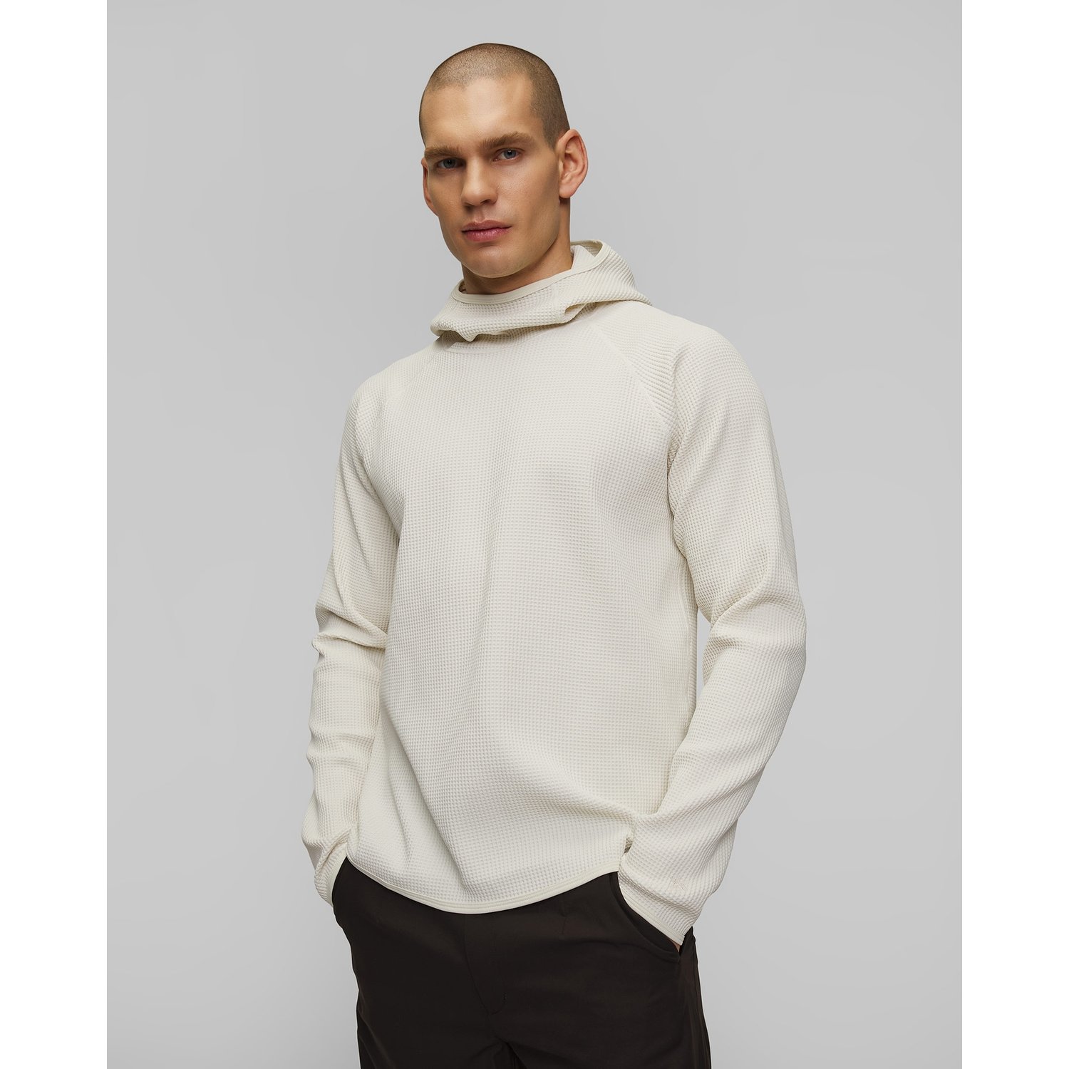Bluza Męska Goldwin Wf Light L/s Hoodie Beżowa